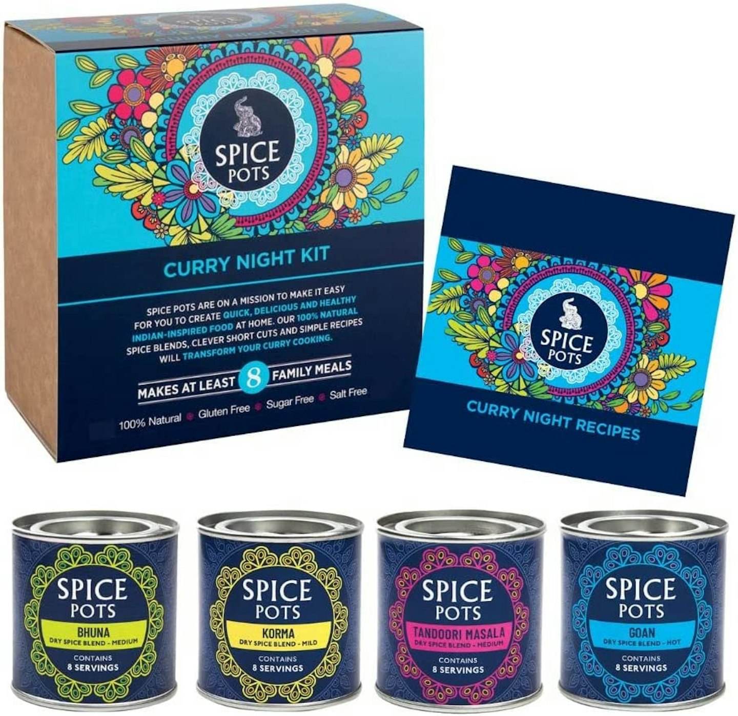 Spice Pots Vegan Gift Set For Curry Lovers