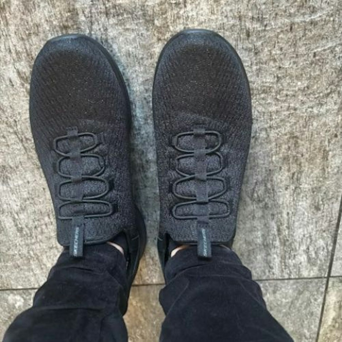 Testing the Black Skechers Swift Fit Trainers