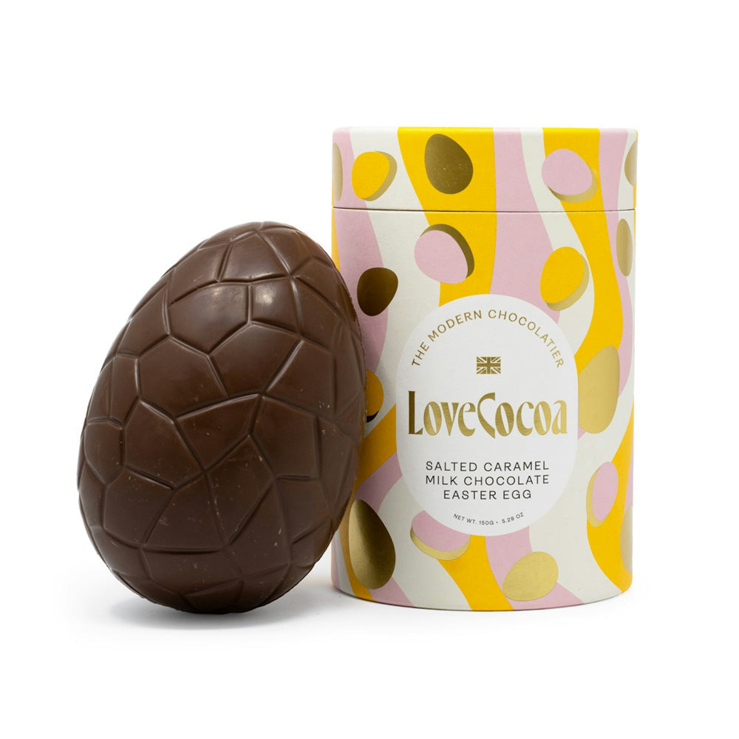 Salted Caramel 41% Milk Chocolate Luxury Egg
