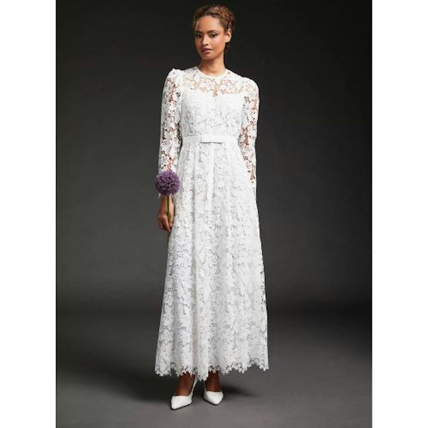 Lila Off-White Lace Wedding Dress
