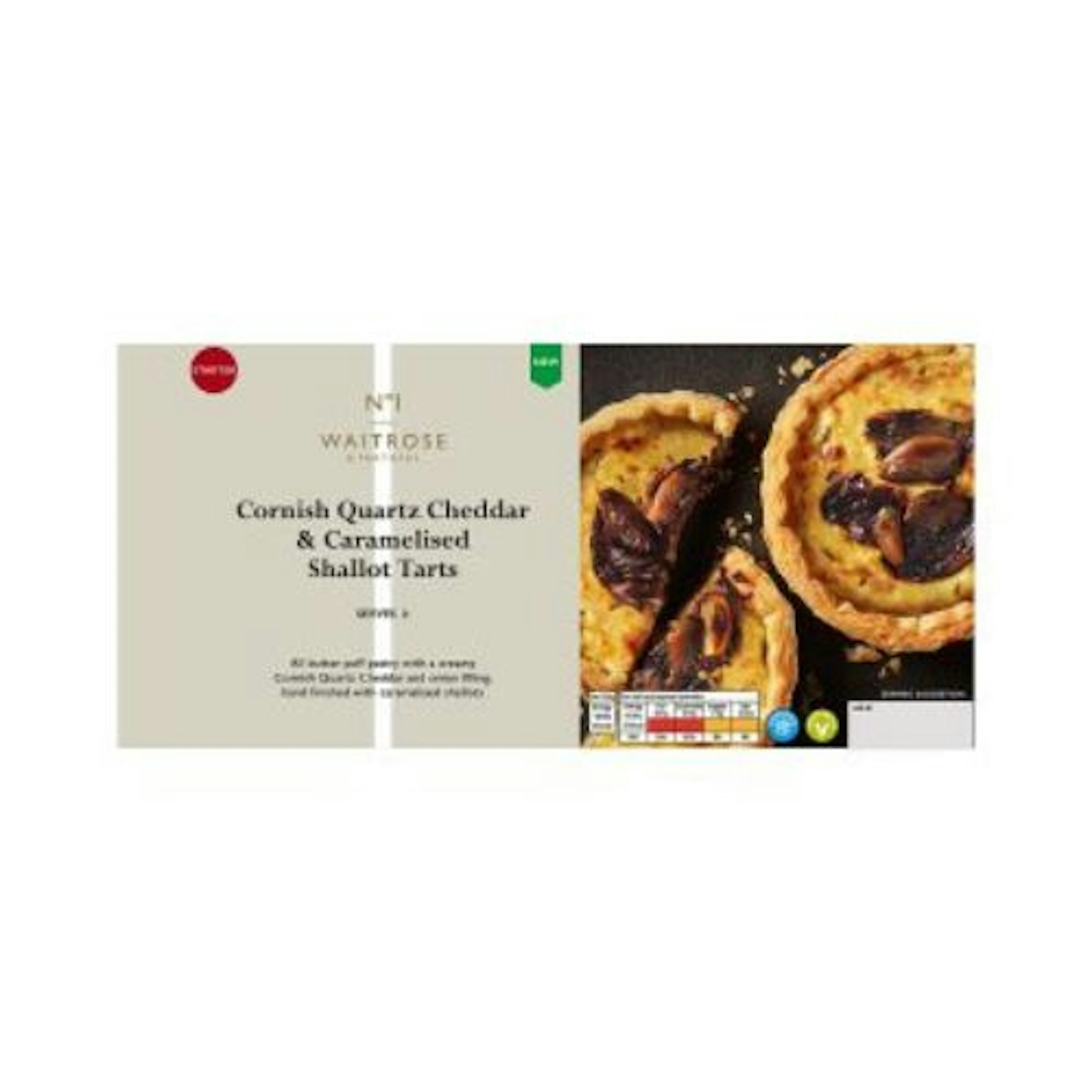 No.1 Cornish Quartz Cheddar & Shallot Tarts