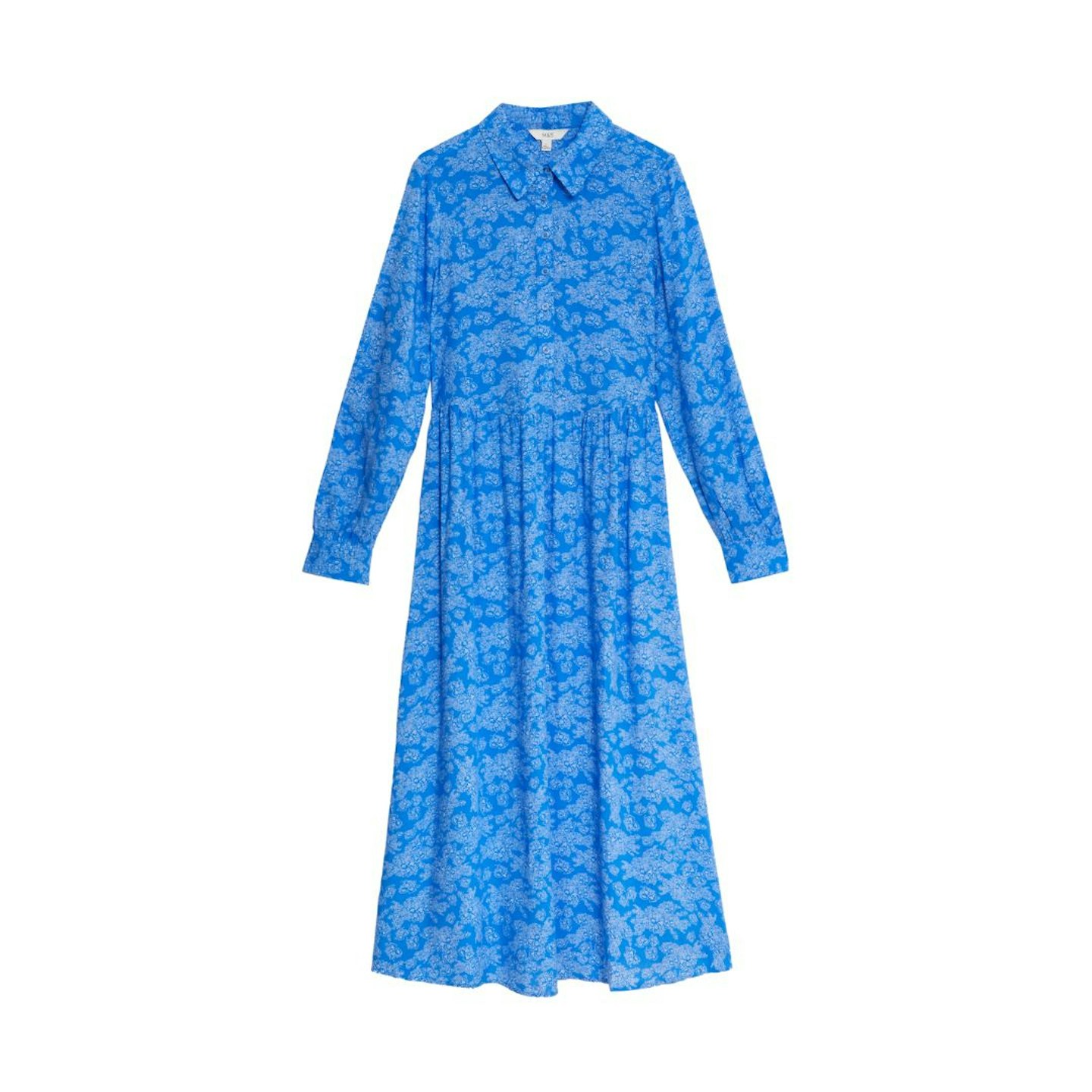 The best Marks and Spencer dresses: M&S Collection - Printed Button Front Midi Shirt Dress