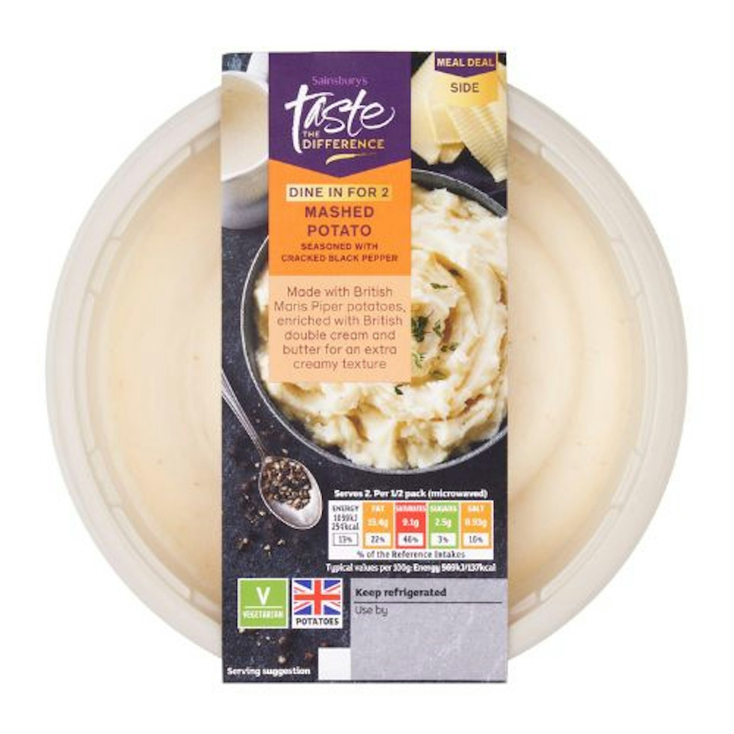 Sainsbury's Mashed Potato, Taste the Difference 400g