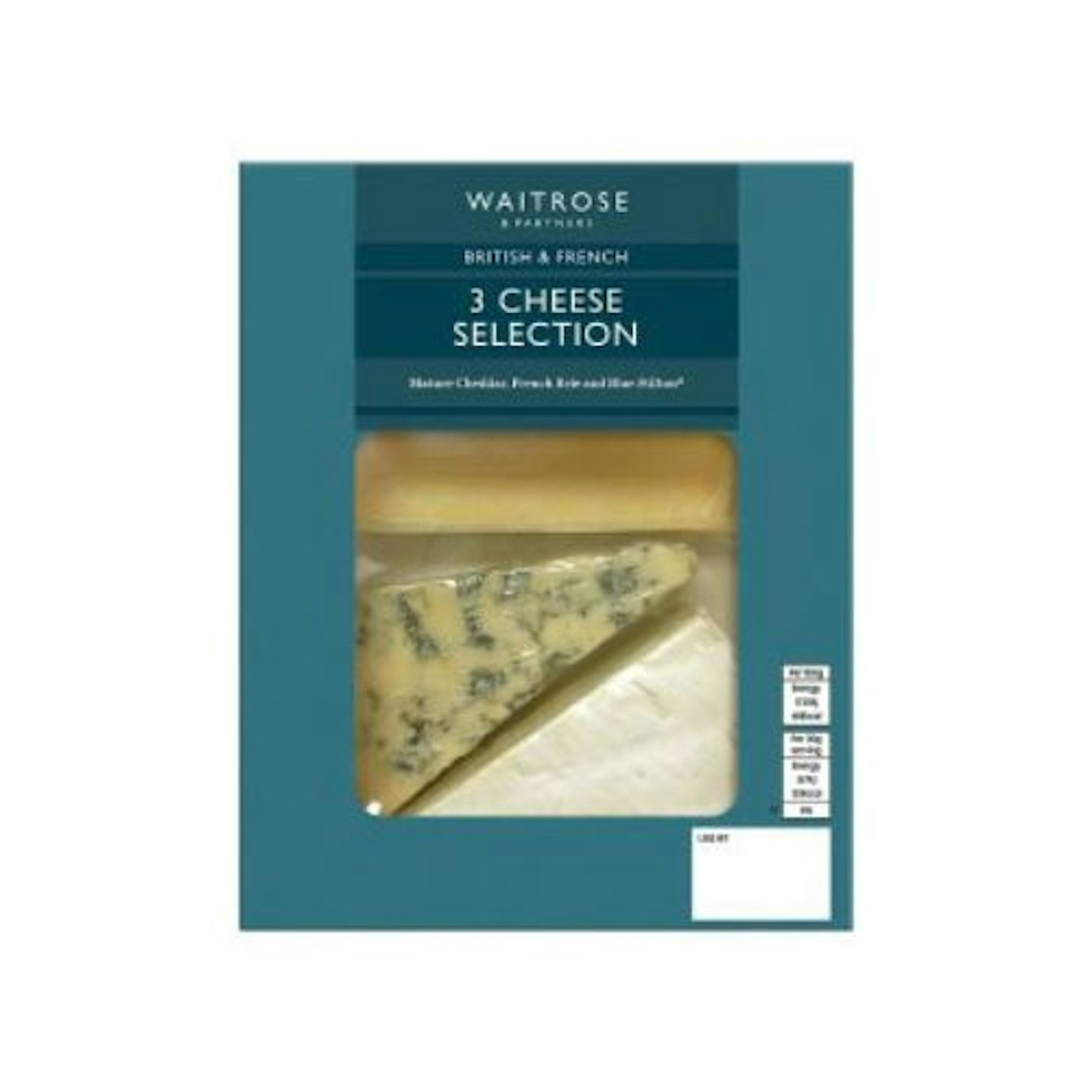 Waitrose British & French 3 Cheese Selection