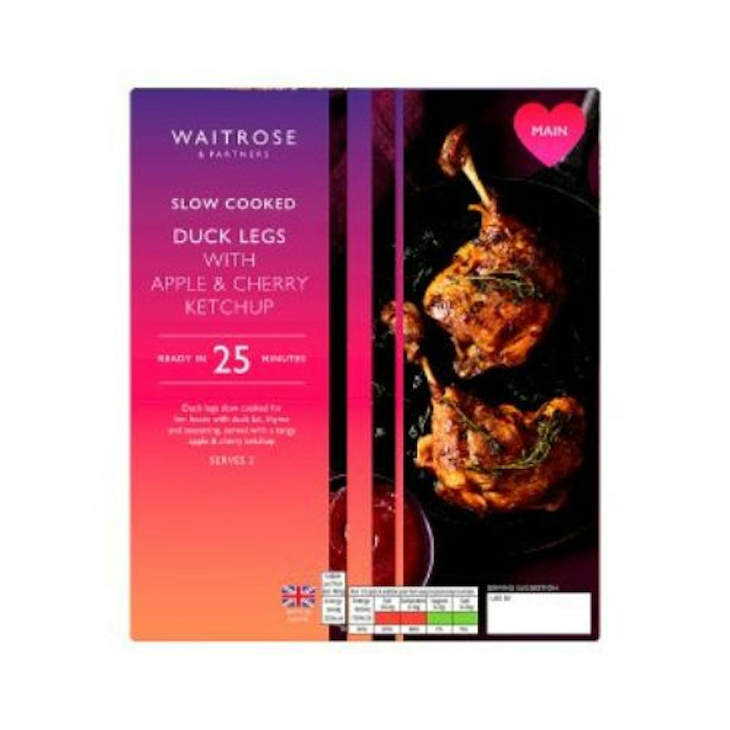 Waitrose Slow Cooked Duck with Apple Ketchup