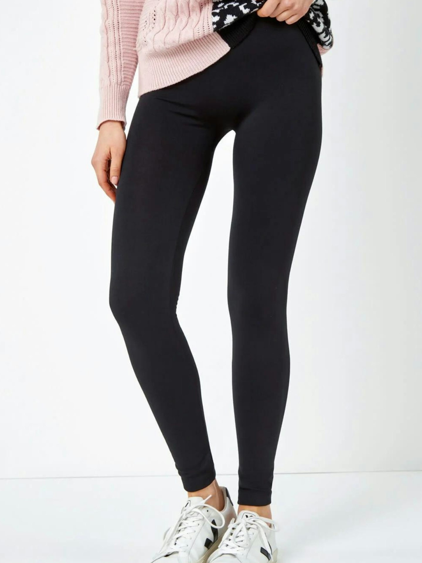 Marks and Spencer Women's Heat Gen Plus Legging, Charcoal, 8 at   Women's Clothing store