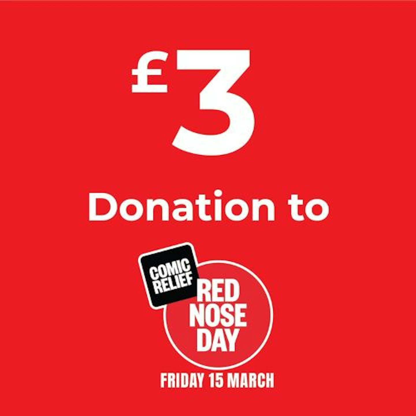 £3 Donation to Comic Relief