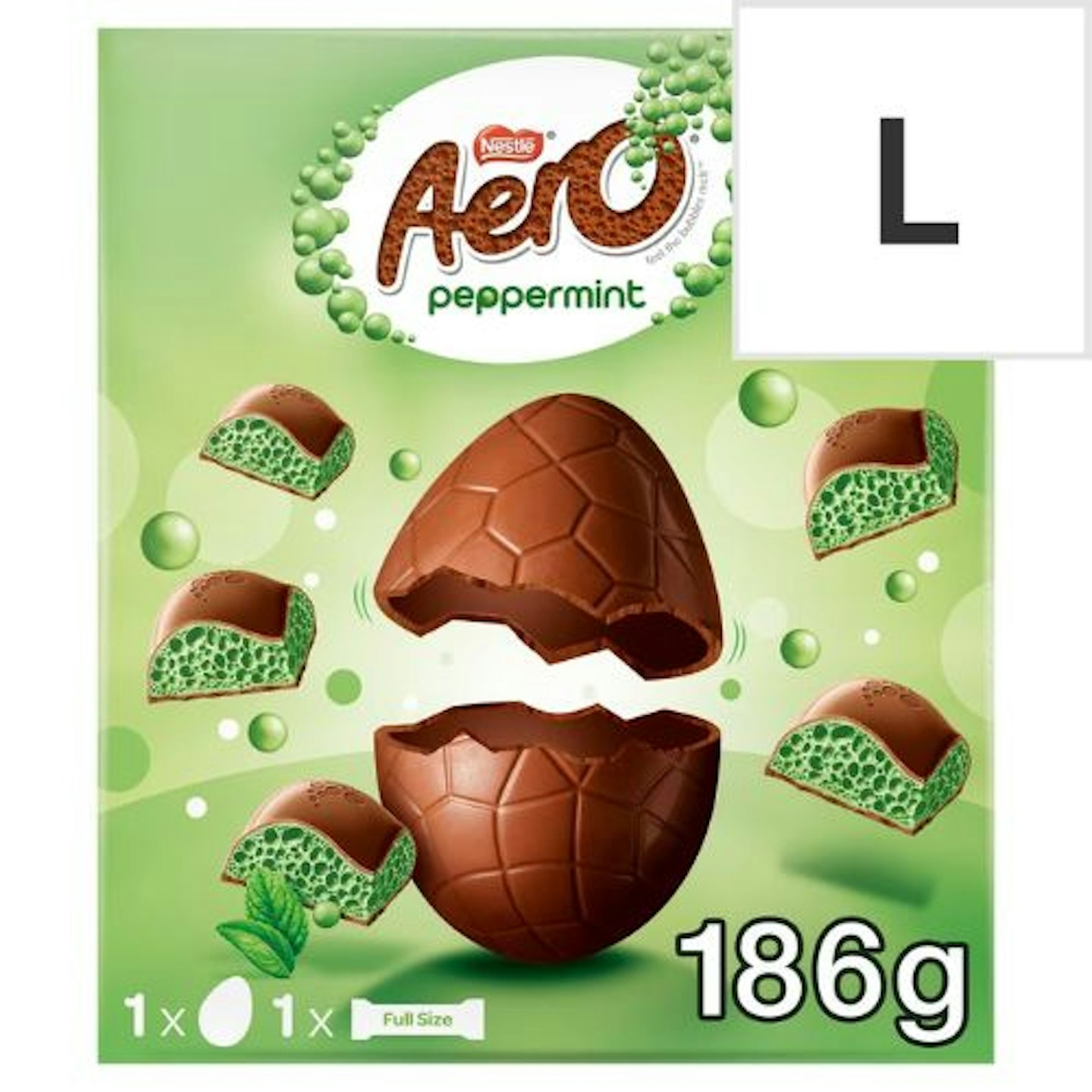 Aero Peppermint Milk Chocolate Easter Egg with Bar