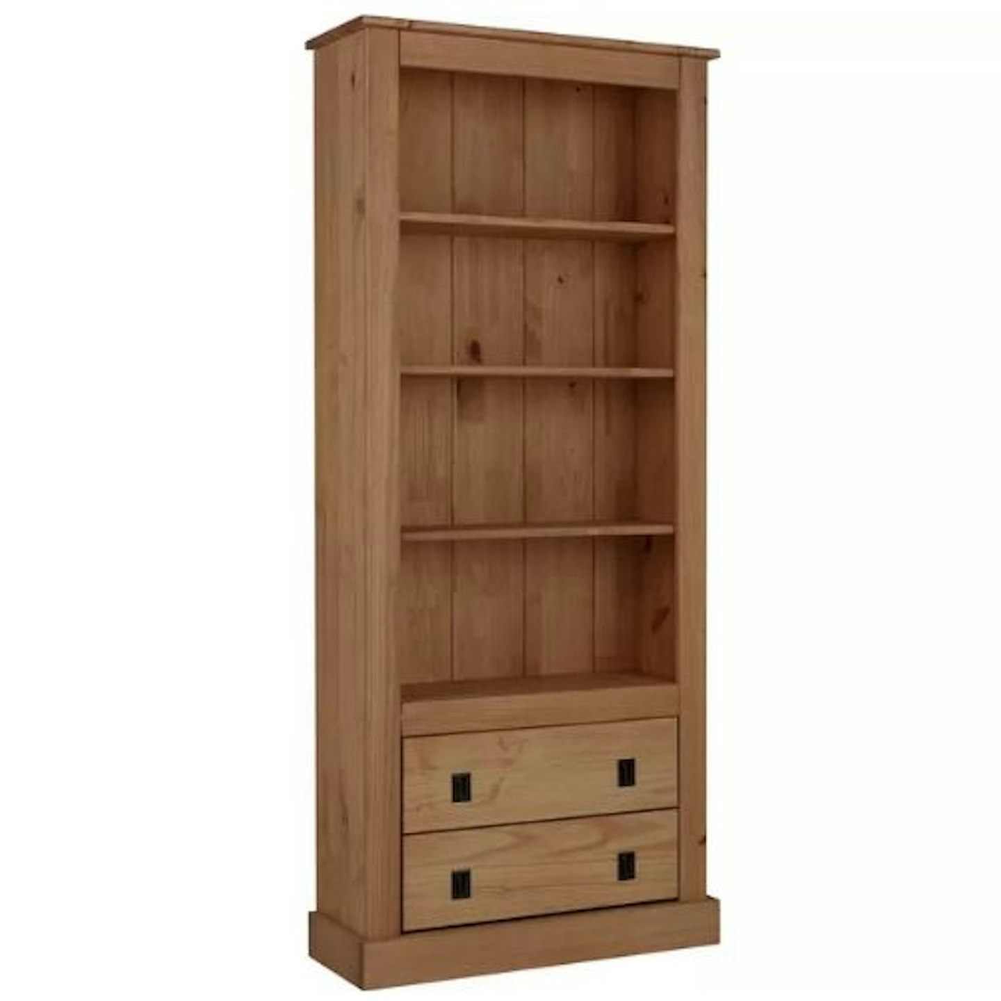 Argos Home Solid Pine Two Drawer Bookcase