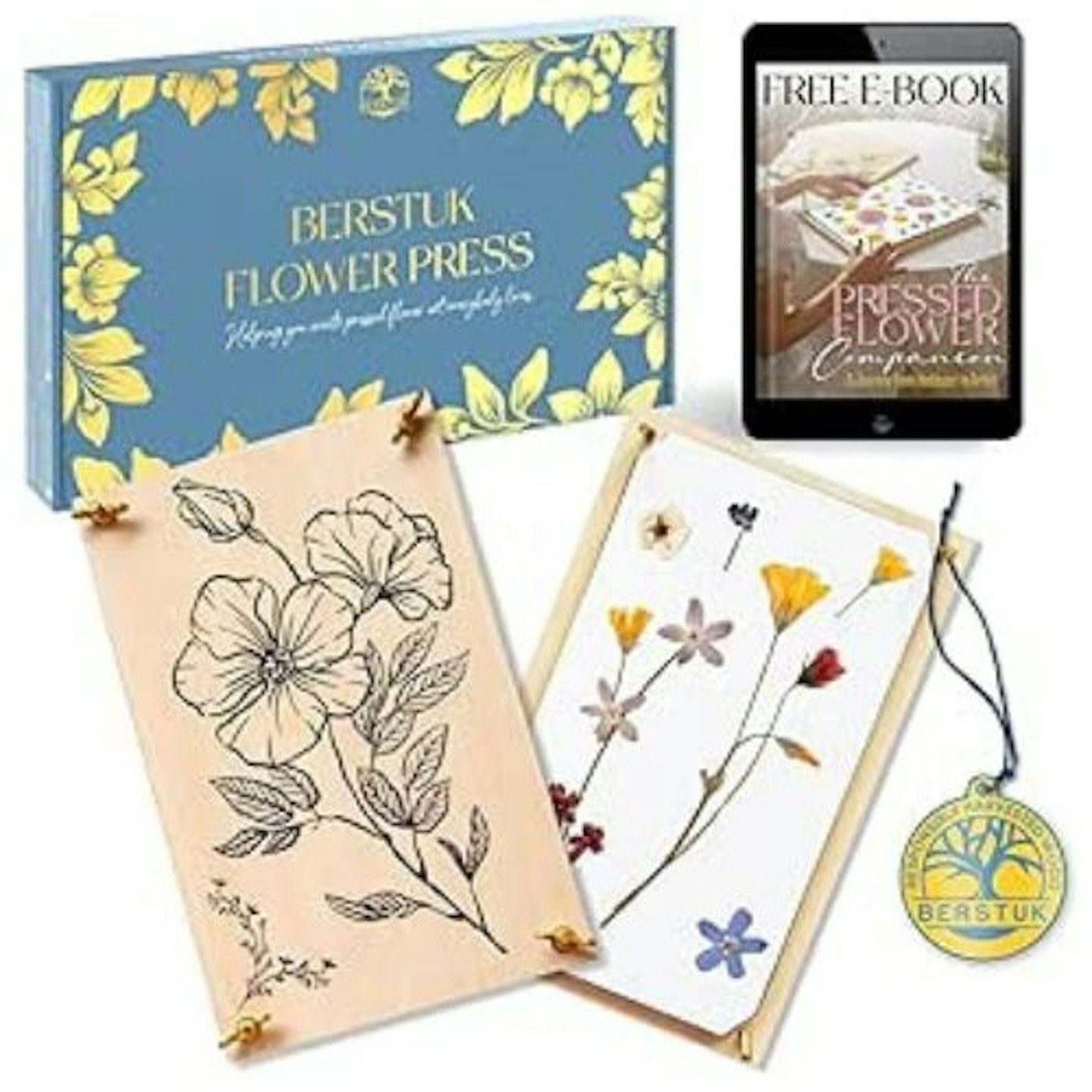 Berstuk® Wooden Flower Press for Adults