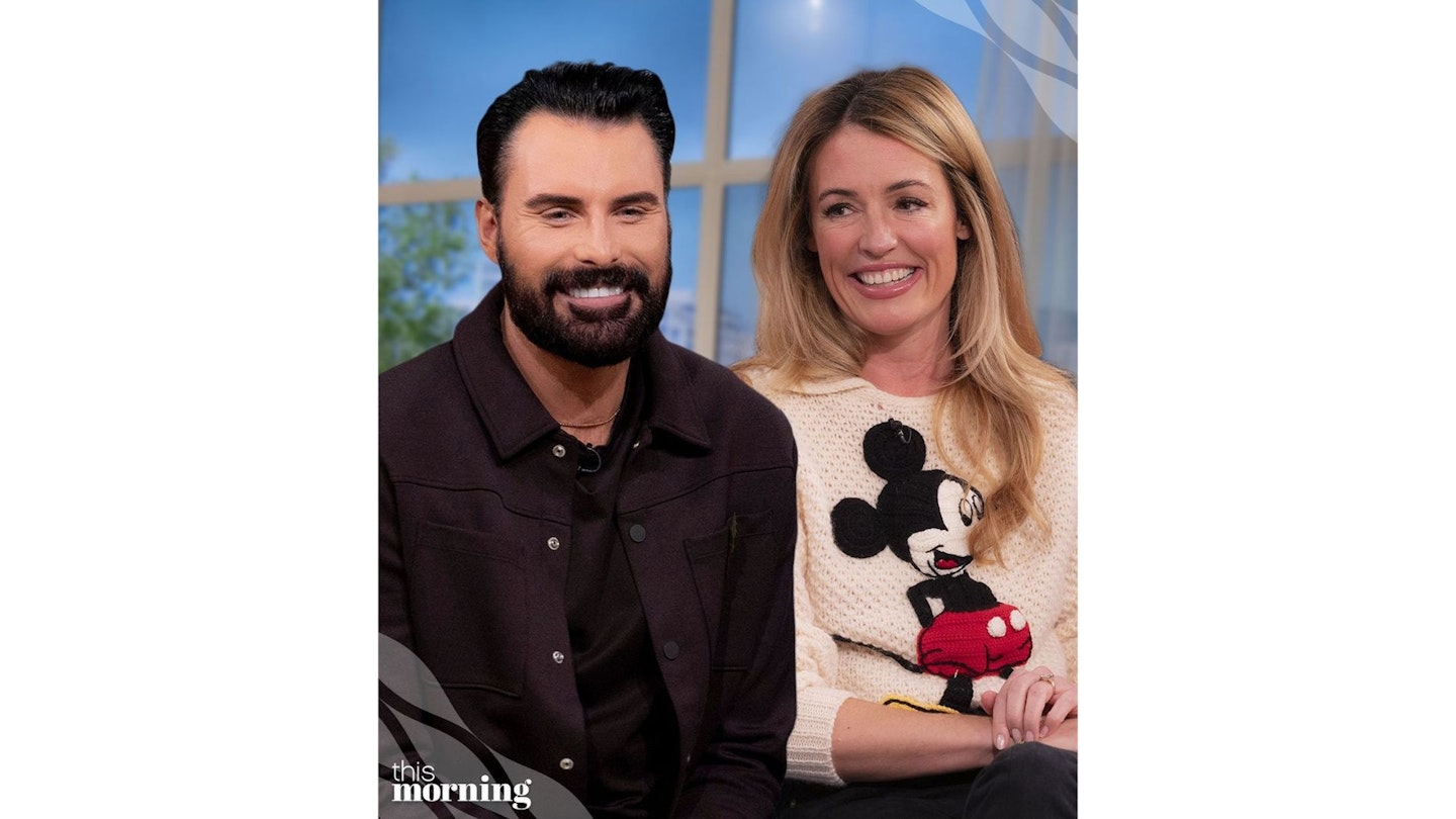 Rylan and Cat Deeley with Mickey Mouse jumper