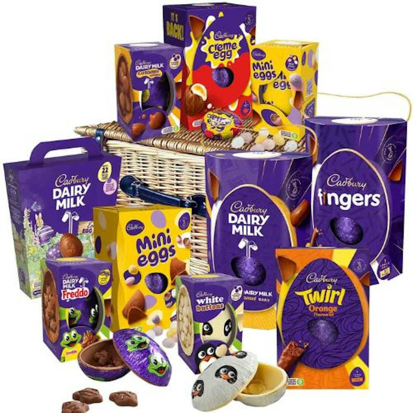 Cadbury Chocolate Easter Egg Basket Collection