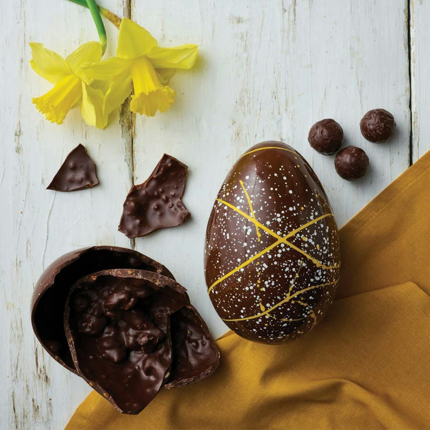 Dark Chocolate, Cranberry & Caramelised Almonds Easter Egg