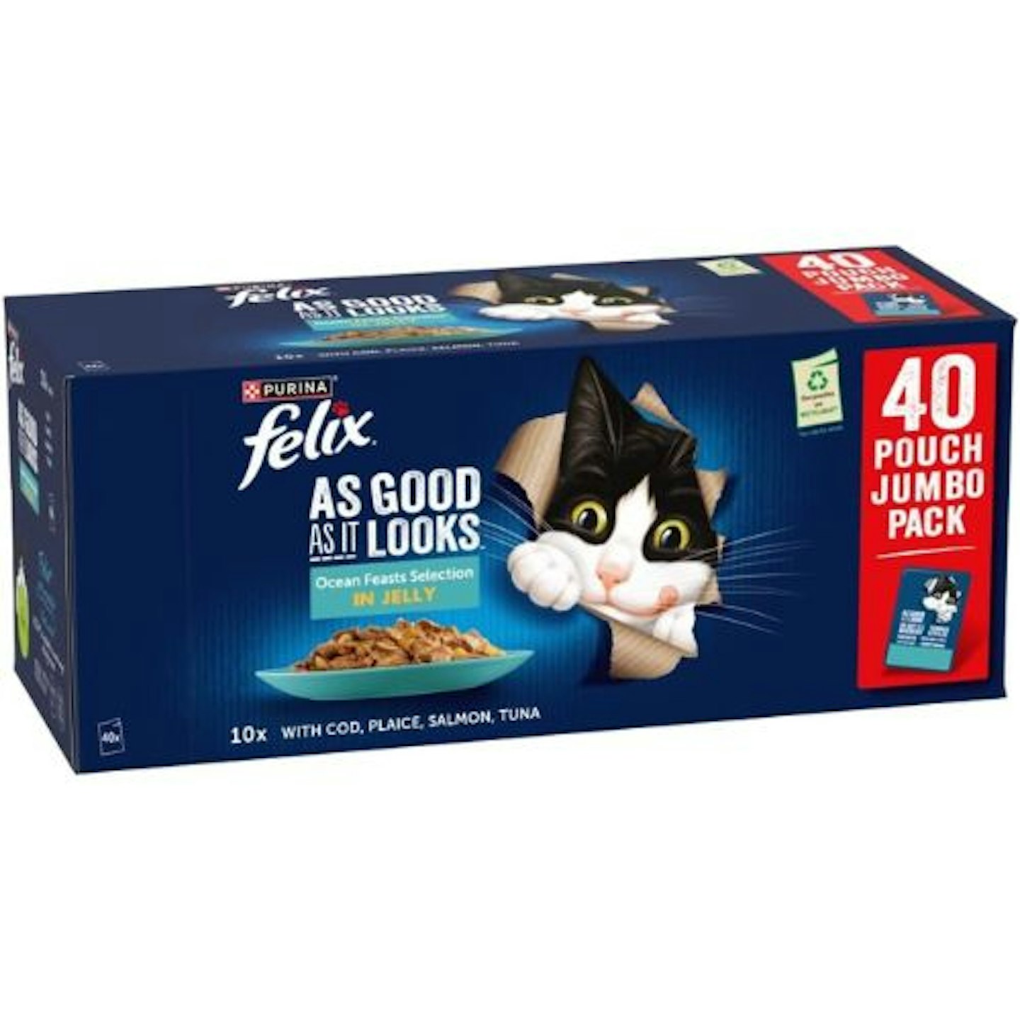 Felix As Good As It Looks Ocean Feasts Wet Cat Food