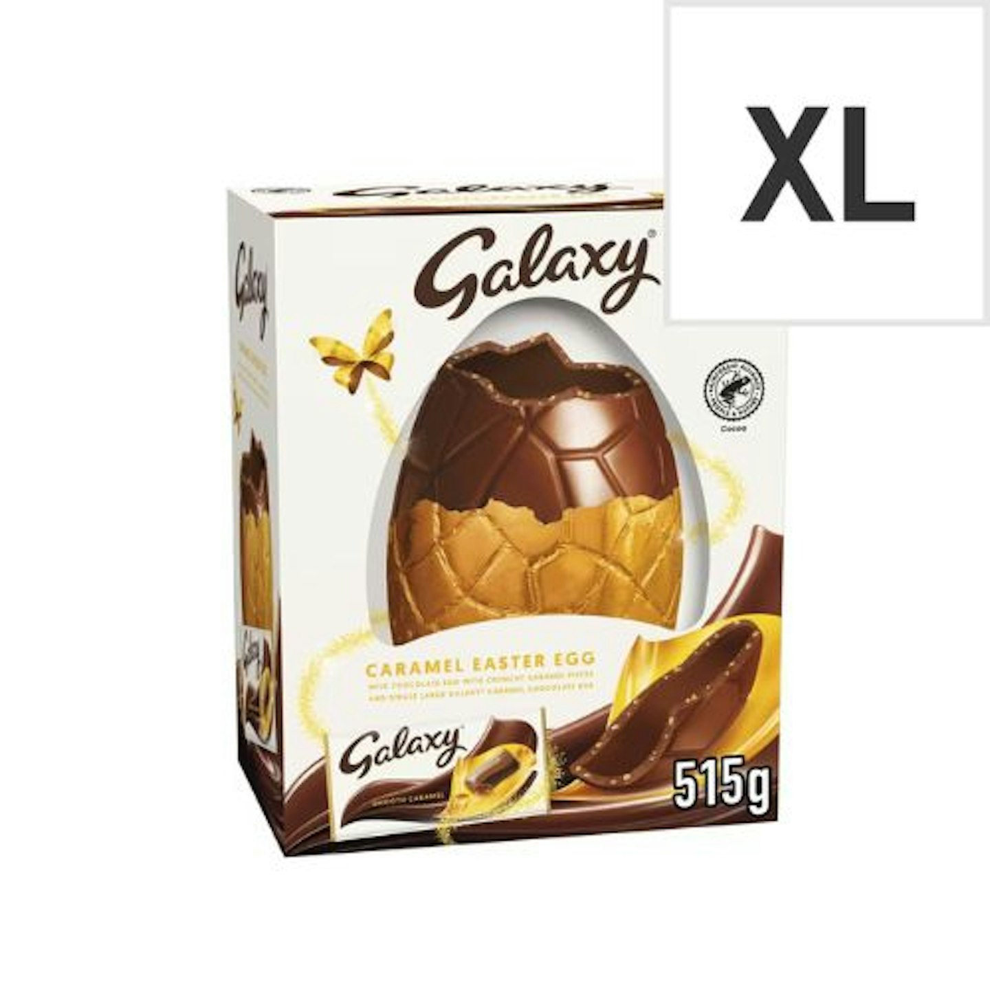 Galaxy Milk Chocolate Caramel Giant Easter Egg 515g
