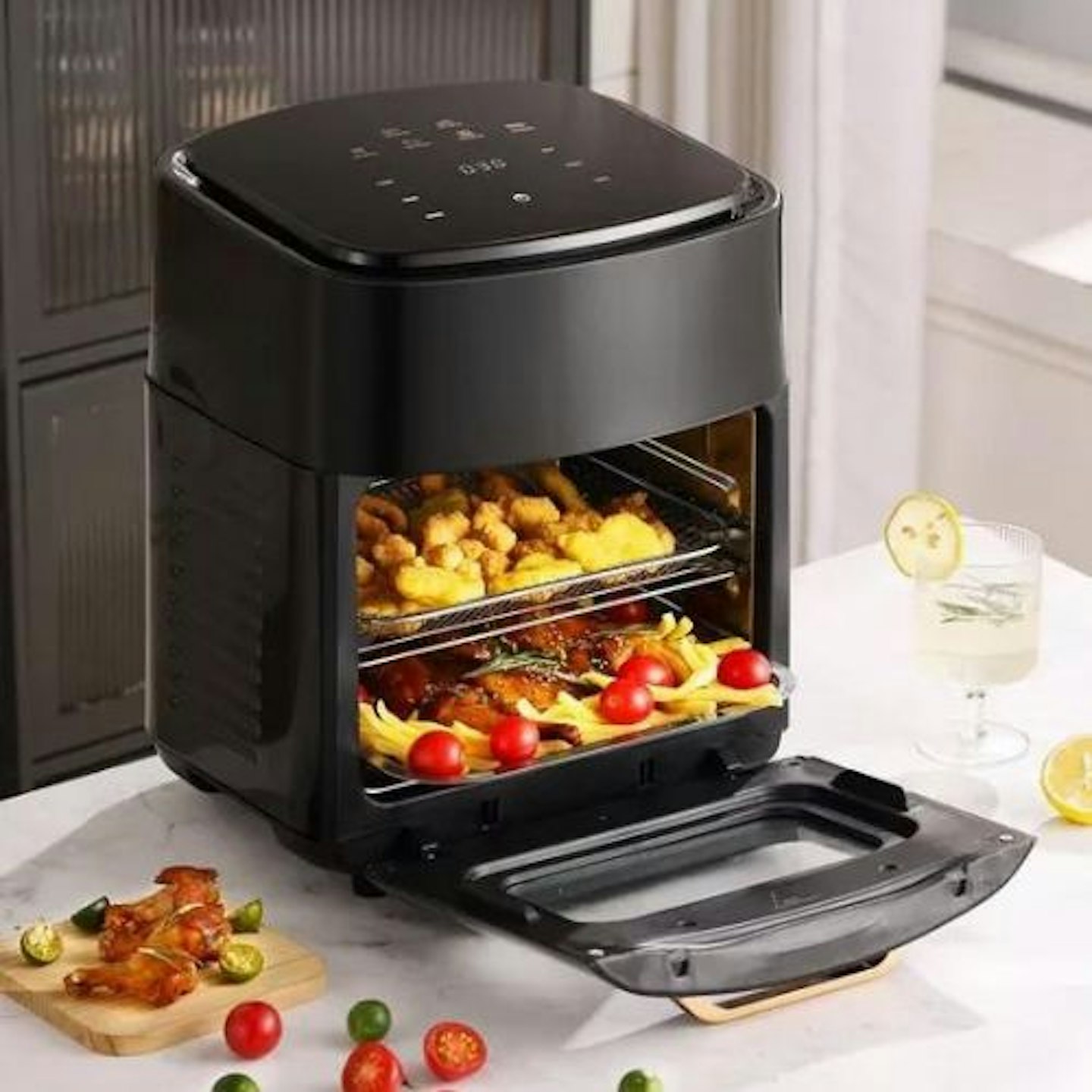 Living and Home 11L Touch Screen Digital Air Fryer Oven
