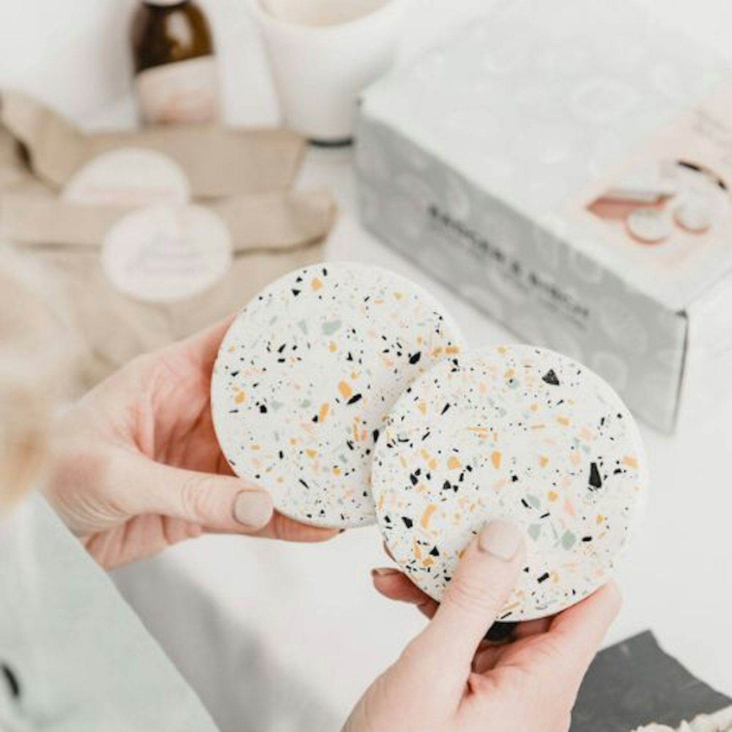 Make Your Own Terrazzo Eco Resin Coaster Kit