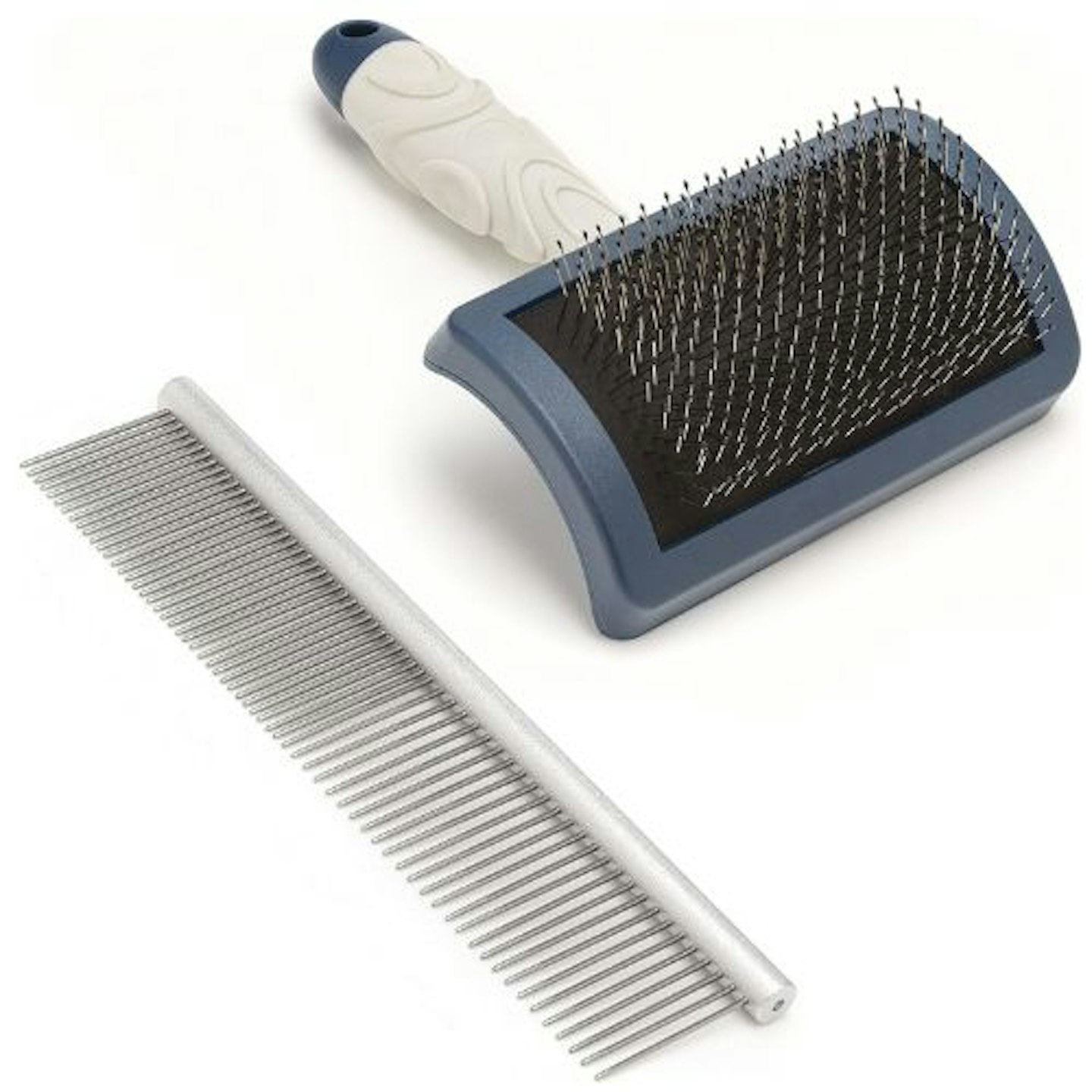Mikki Dog Stainless Steel Comb and Hard Pin Slicker Brush