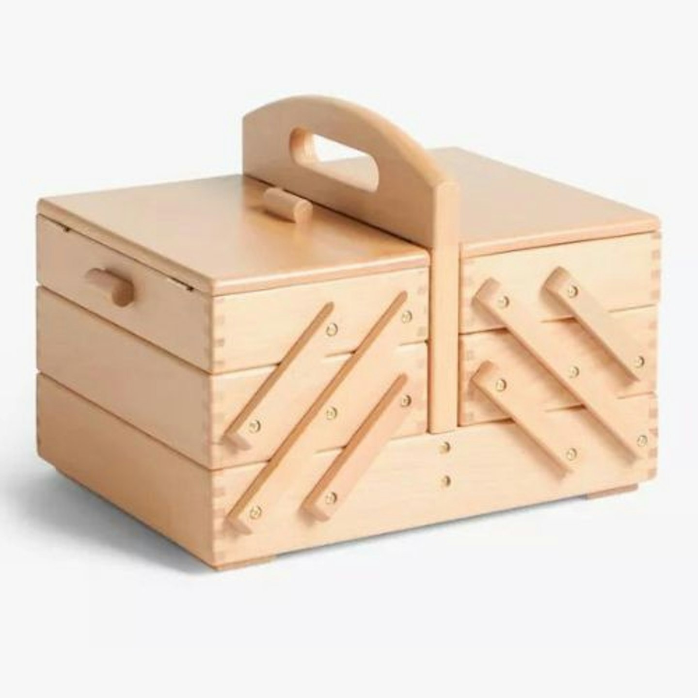 Milward Wooden Cantilever Sewing Box