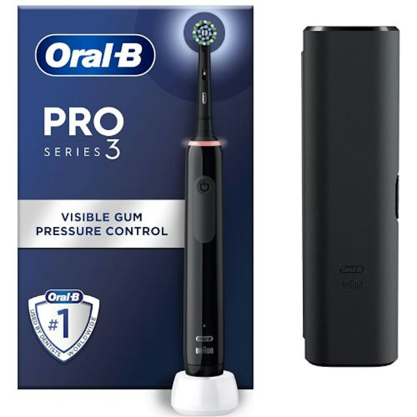 Oral-B Pro 3 Electric Toothbrush, Head & Travel Case