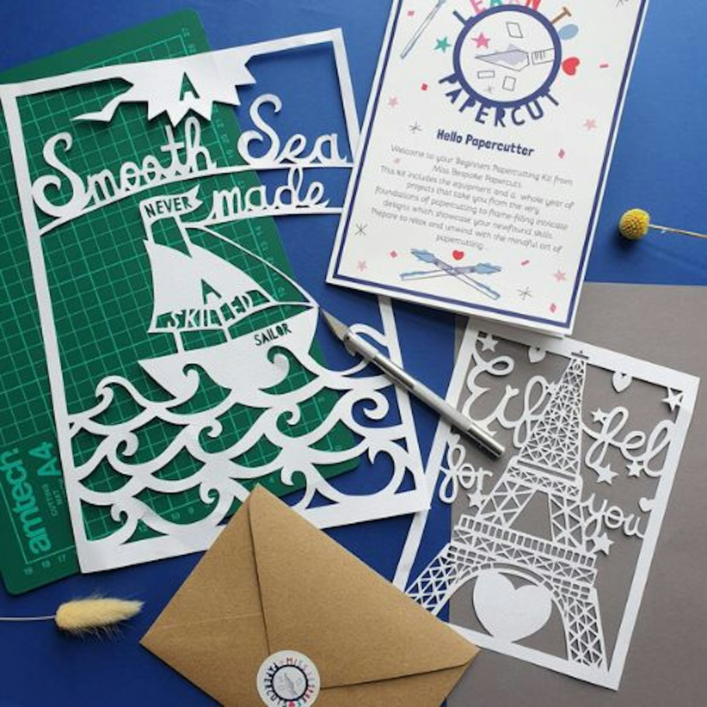 Paper Cutting Kit For Beginners With 13 Projects