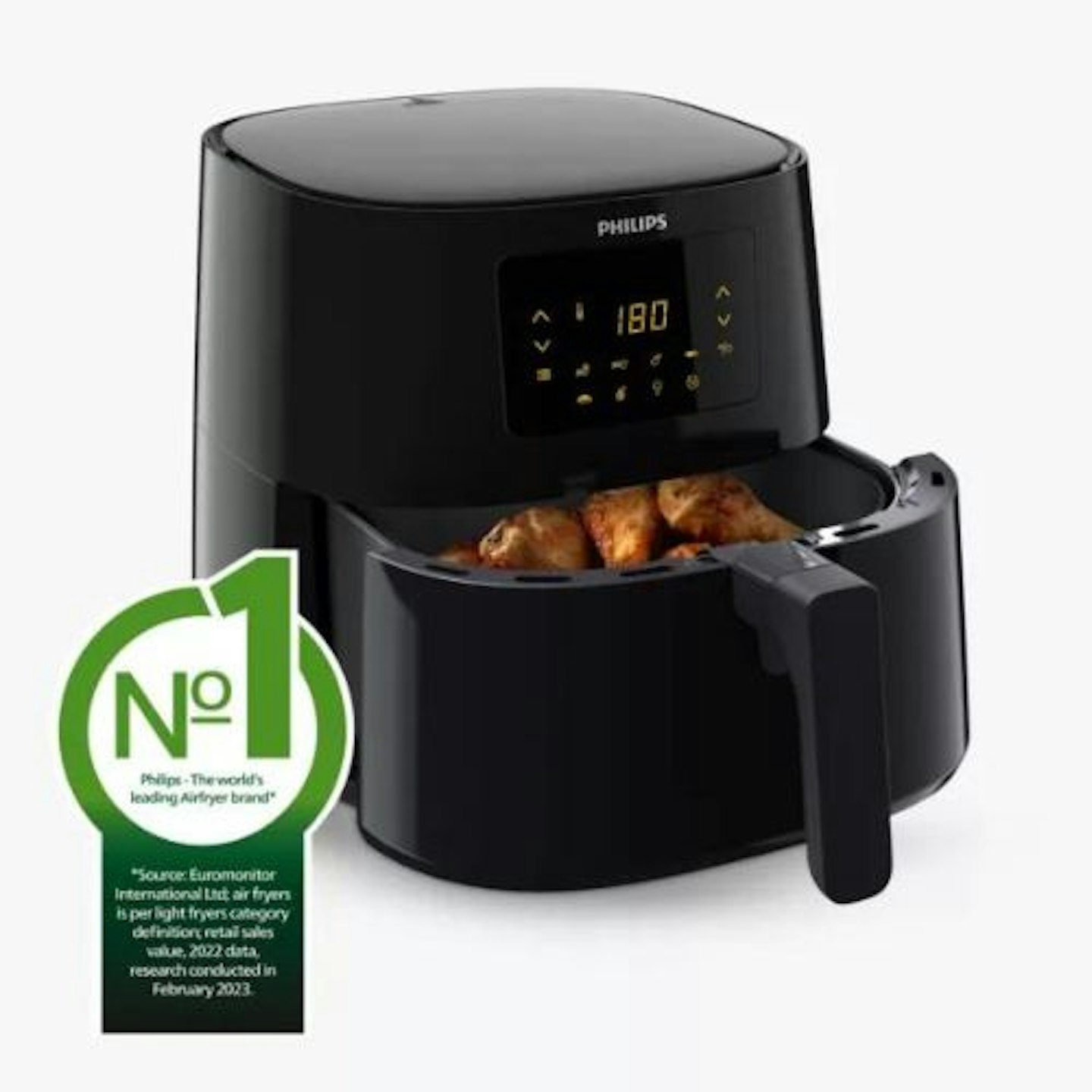 Philips HD9280/91 Connected XL Air Fryer, Black