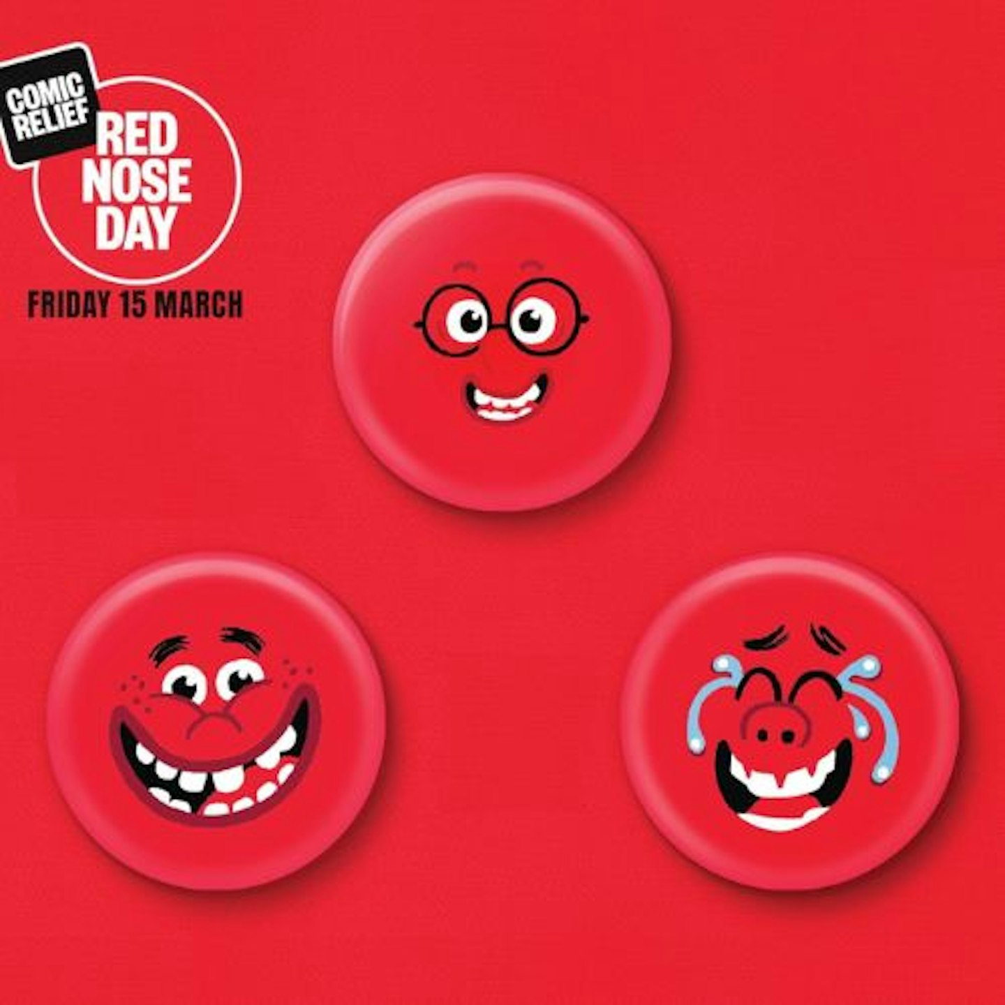 Red Nose Day Pin Badges - on behalf of Comic Relief