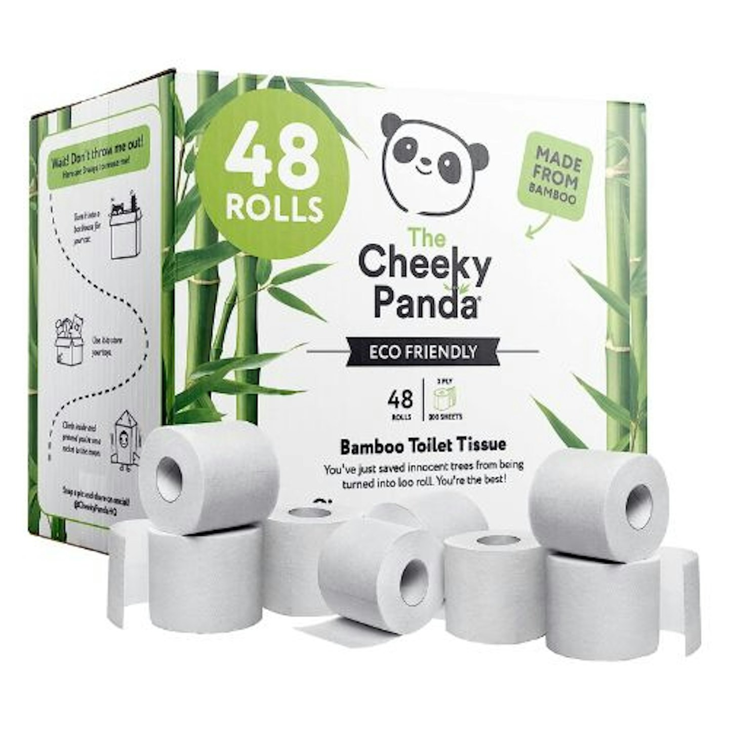  The Cheeky Panda Bamboo Toilet Rolls Bulk Buy 