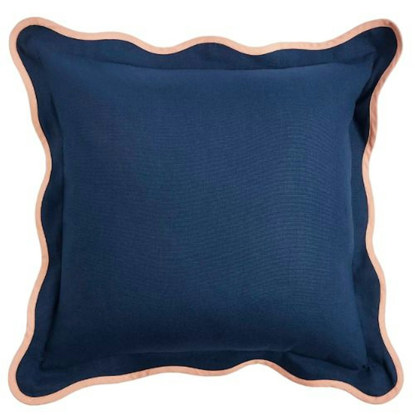 M and S Pure Cotton Scallop Trim Cushion