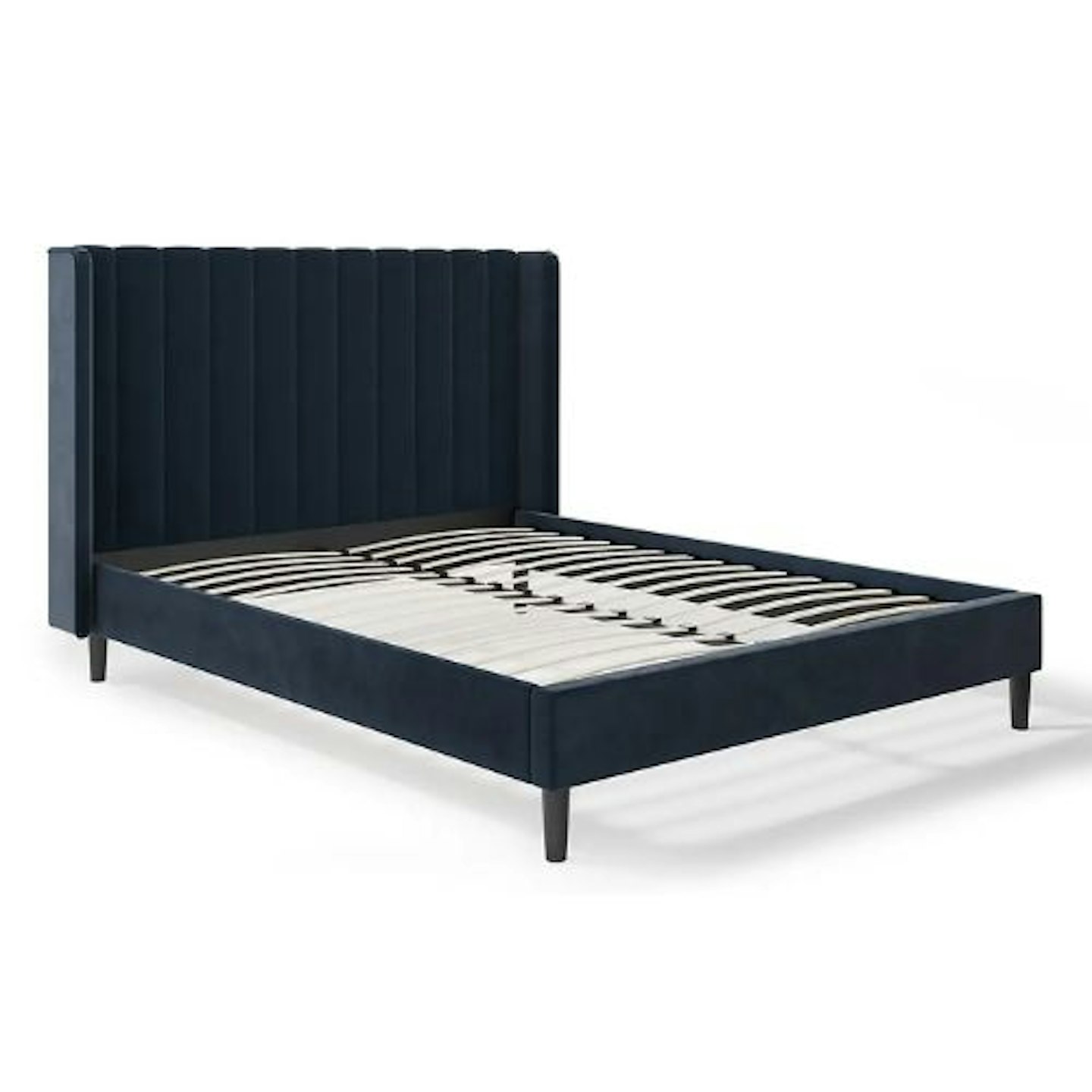 Dunelm Alara Pleated Velvet Bed Frame