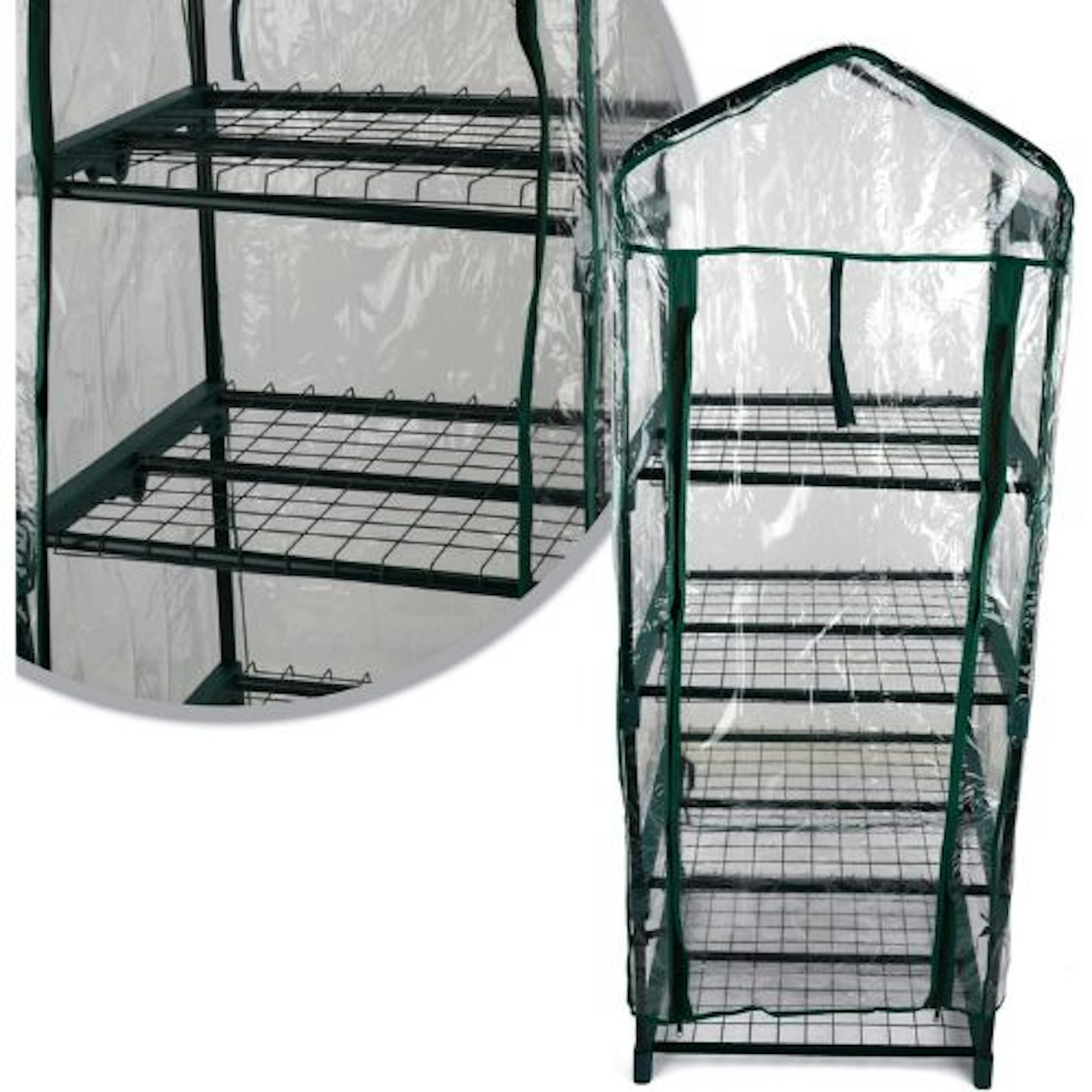 Kingfisher GHPRO Premium 4 Tier Greenhouse