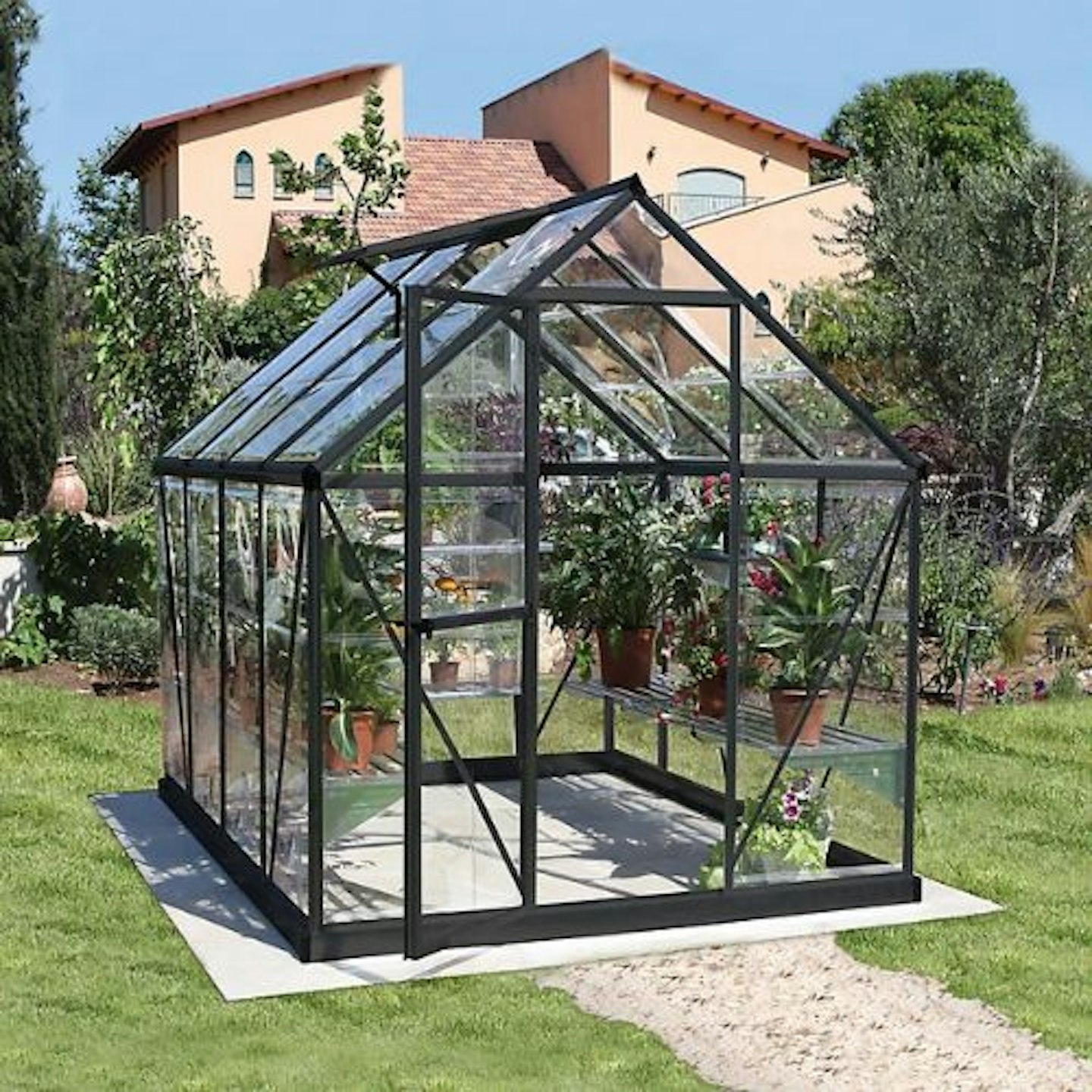 Palram Canopia Harmony Grey 6x8 Greenhouse