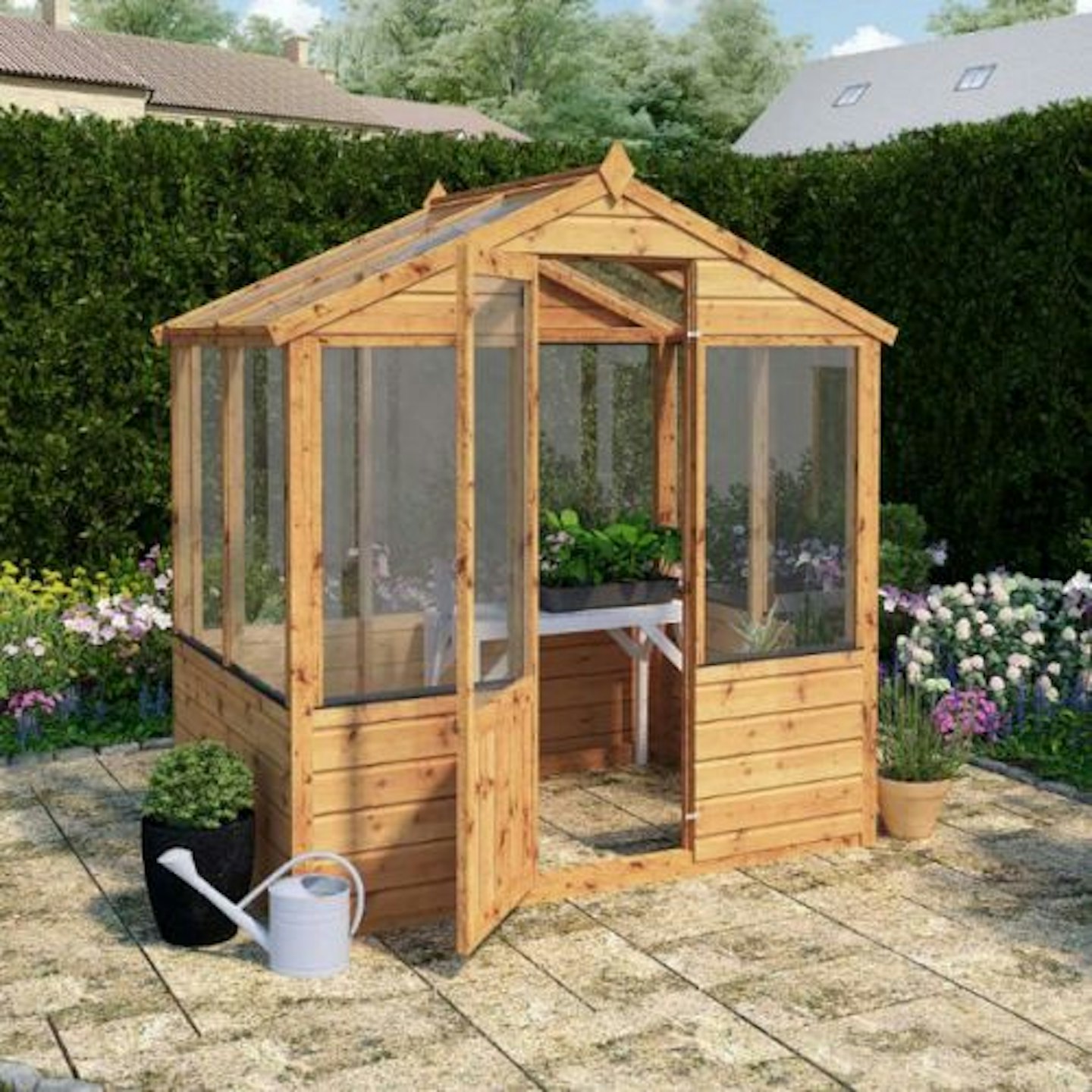 Mercia Wooden Greenhouse 4x6ft