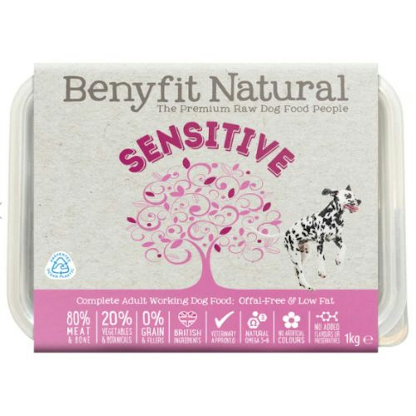 Benyfit Natural Sensitive Complete Adult Raw Dog Food
