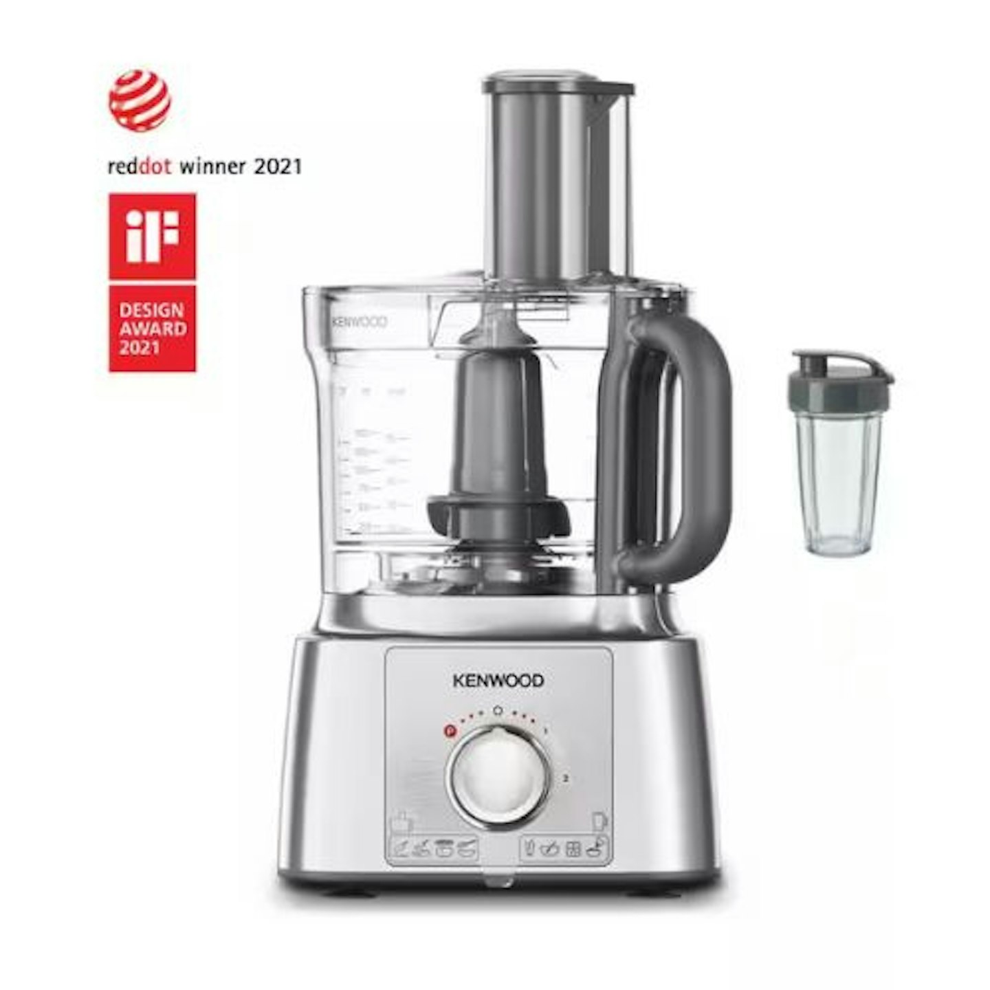 Kenwood FDP65.180SI 2 in 1 Food Processor Multipro Express, Silver