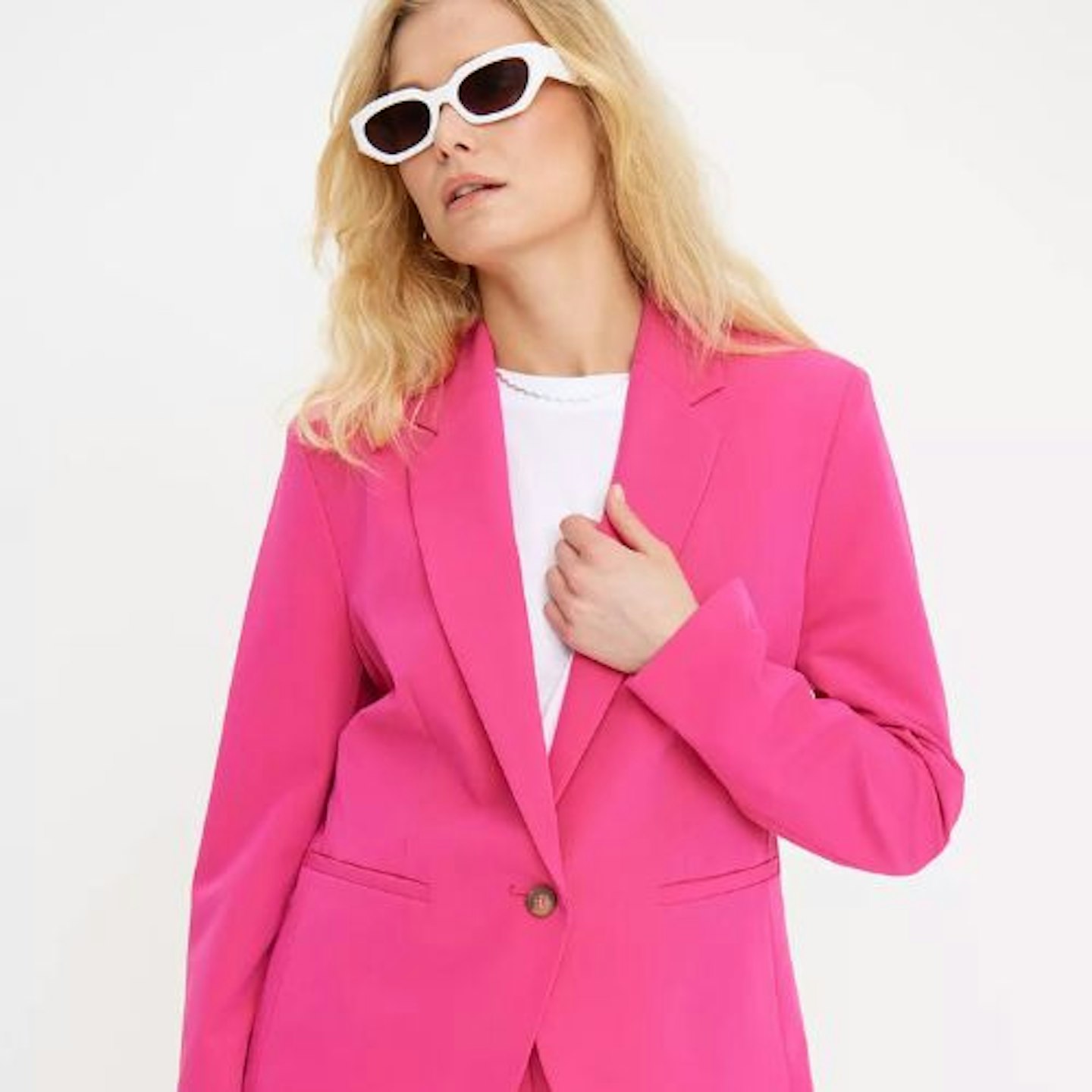 Pink Tailored Coord Blazer