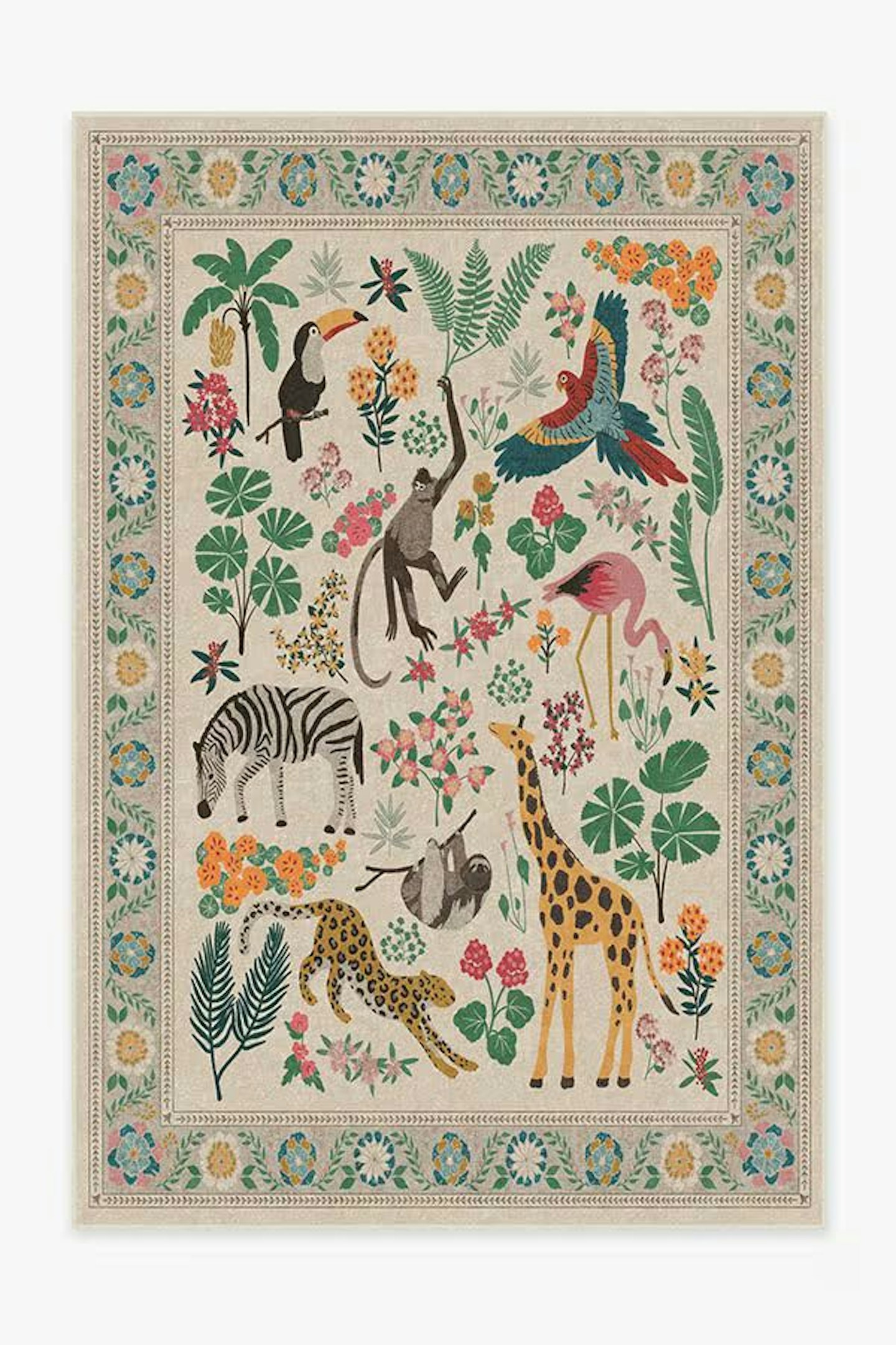 Iris Apfel designed animal Ruggable rug