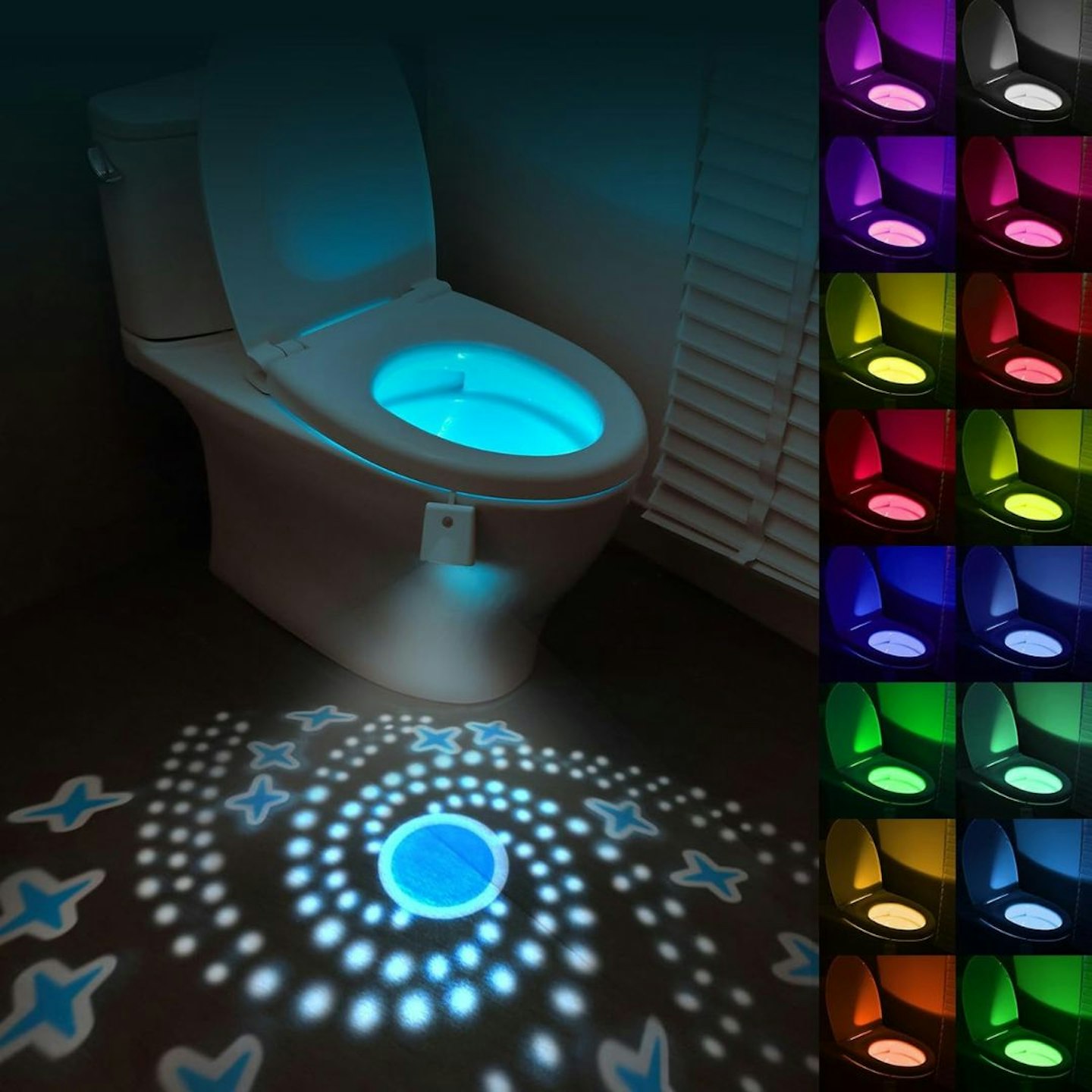  HOTUT Motion Sensor Toilet Night Light