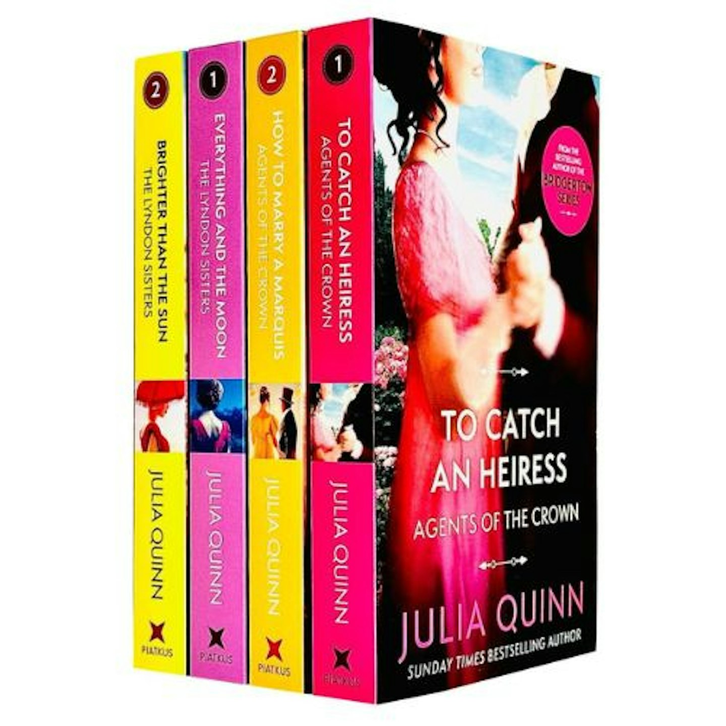 Julia Quinn Agents of the Crown and Lyndon Sisters Books Collection