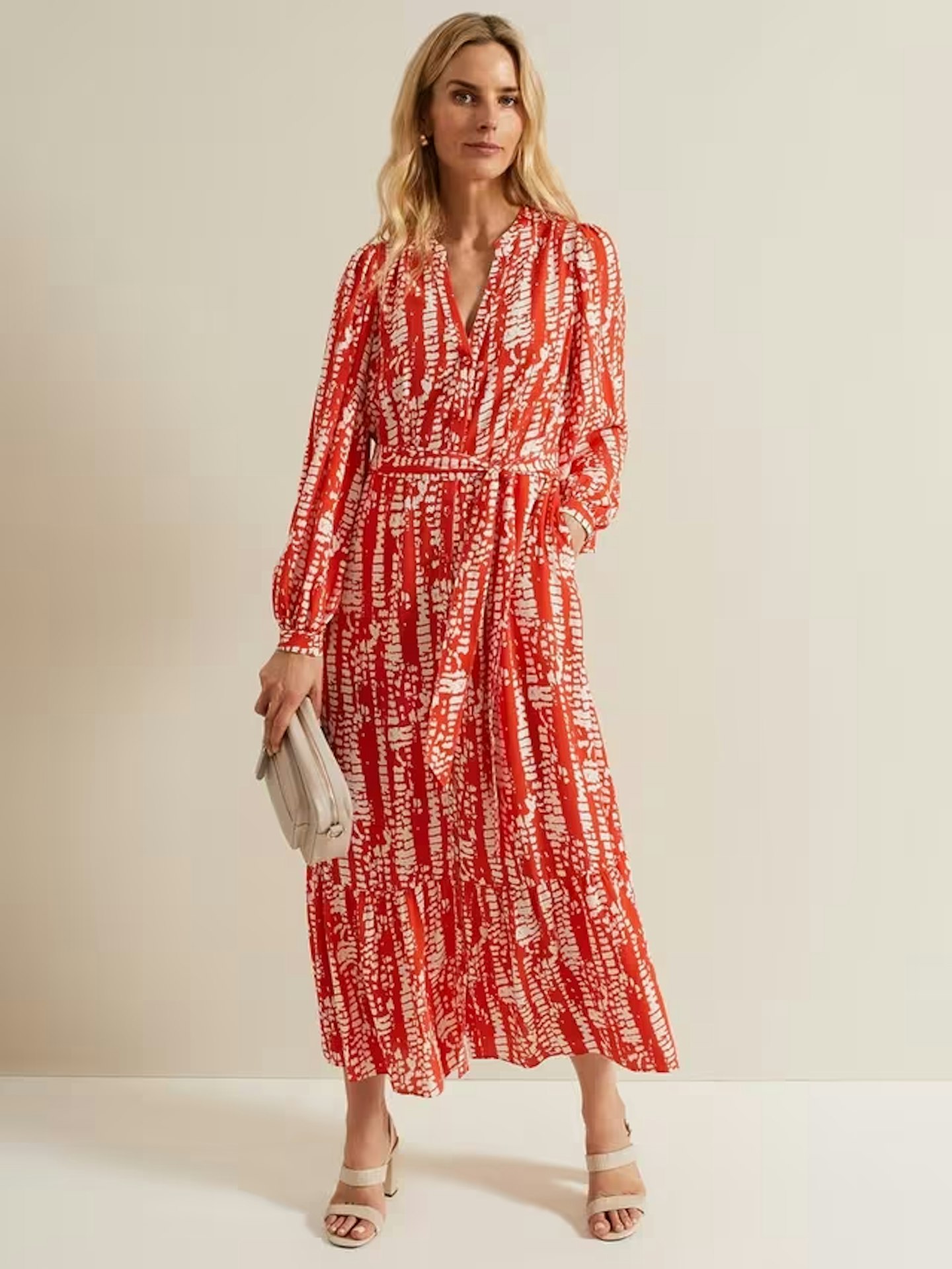Image of the Phase Eight Louisa Abstract Maxi Dress