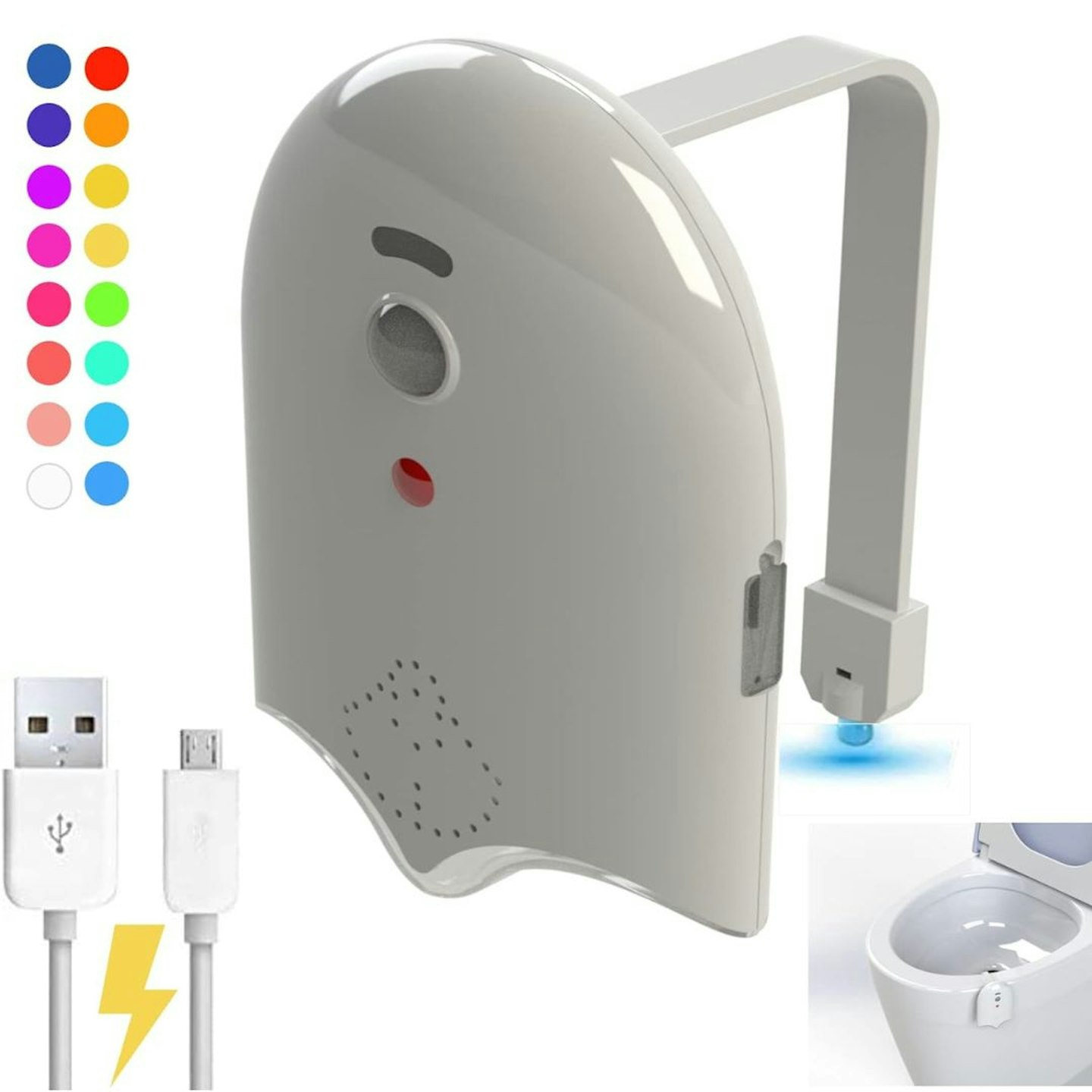 ProductiveDsign Rechargeable Toilet Bowl Night Light