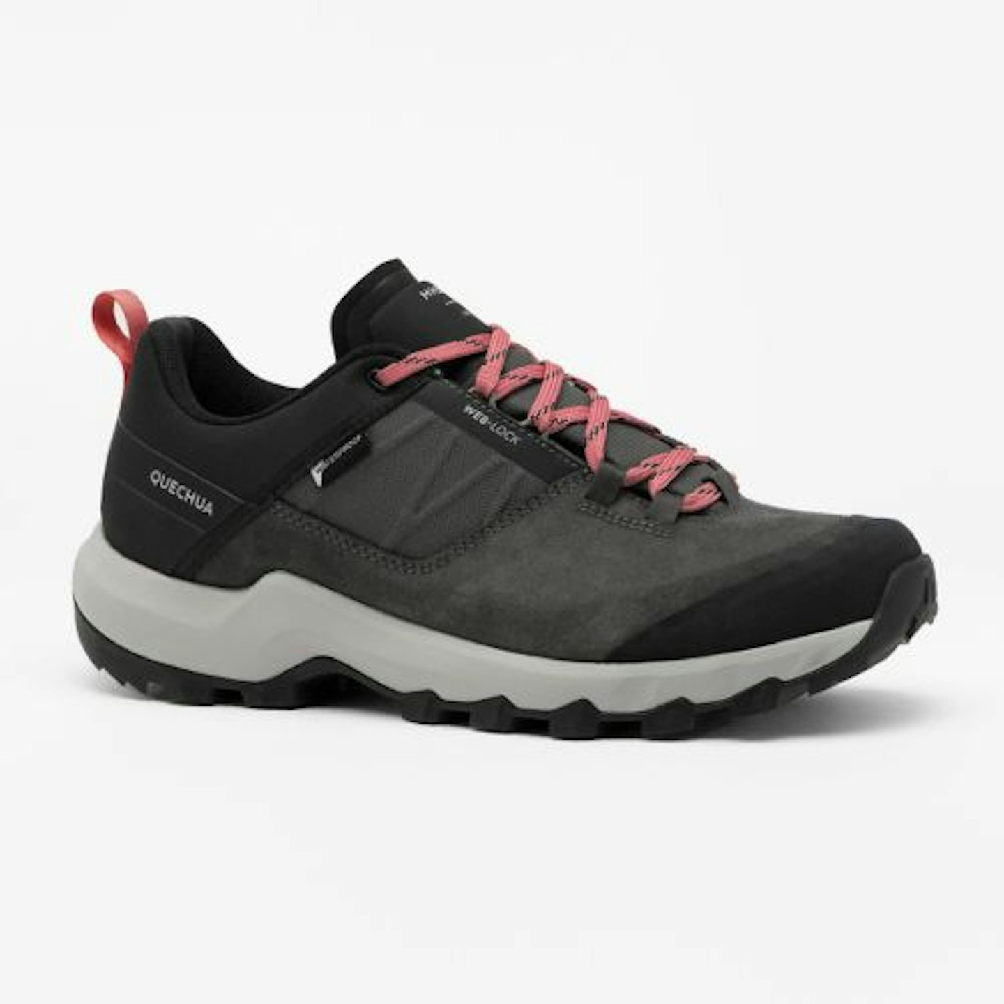 QUECHUA Women's waterproof mountain walking shoes - MH500 Grey