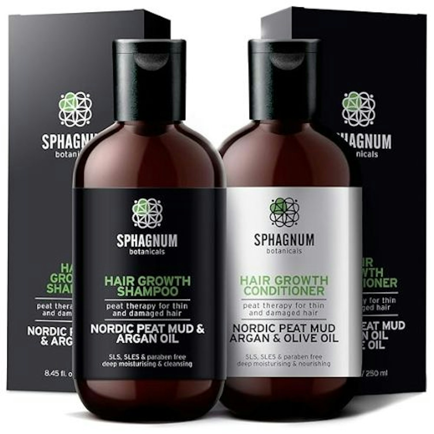 Sphagum Botanicals Hair Growth Shampoo and Conditioner