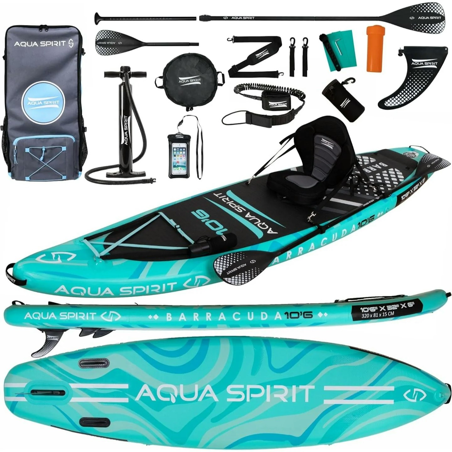 Paddleboarding kit with seat 