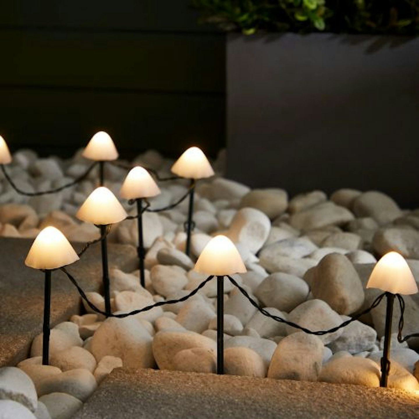 20 LED Mushroom Pathfinder Solar Lights