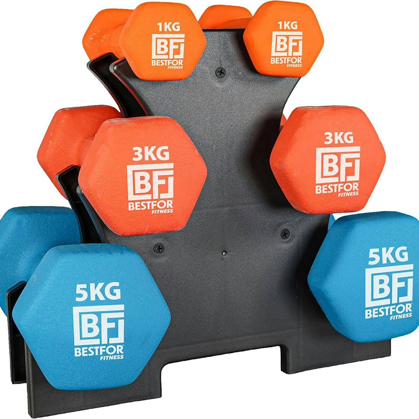 dumbbell set 1kgs, 3 kgs and 5kgs pairs