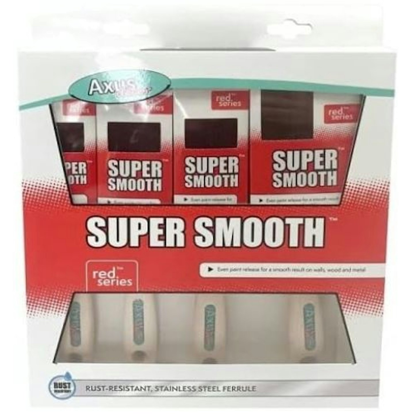 Axus Decor Paint Brush Set Of 4