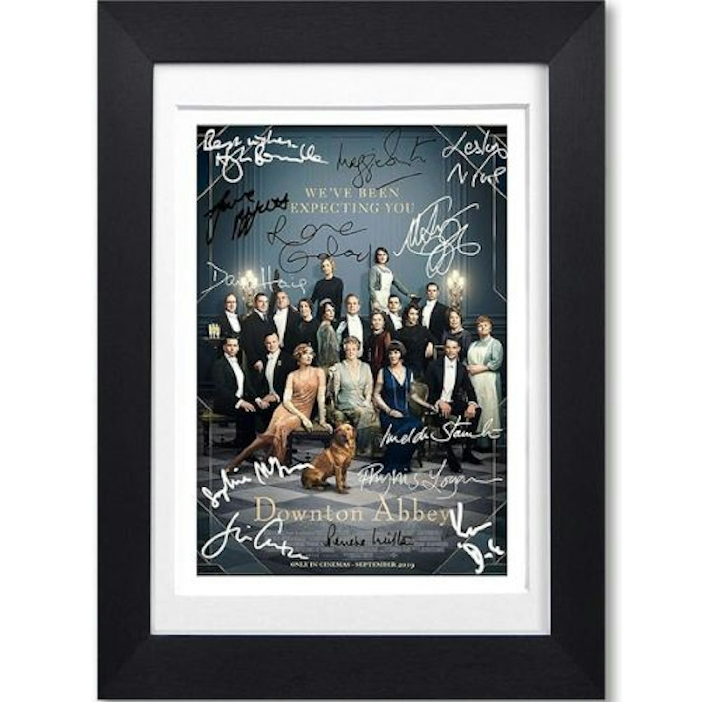 Downton Abbey The Movie Cast Signed A4 Poster