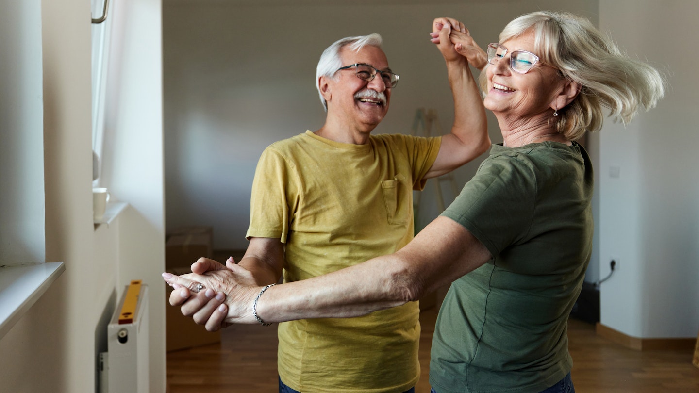 Couple dancing together