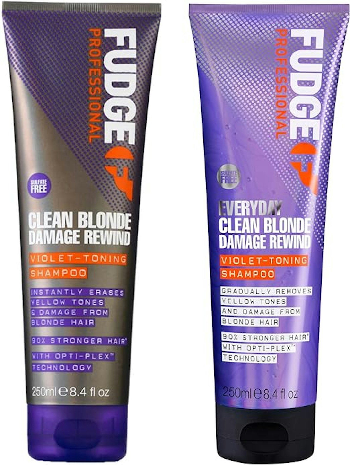 Fudge Professional Clean Blonde Damage Rewind Violet-Toning Shampoo and Conditioner